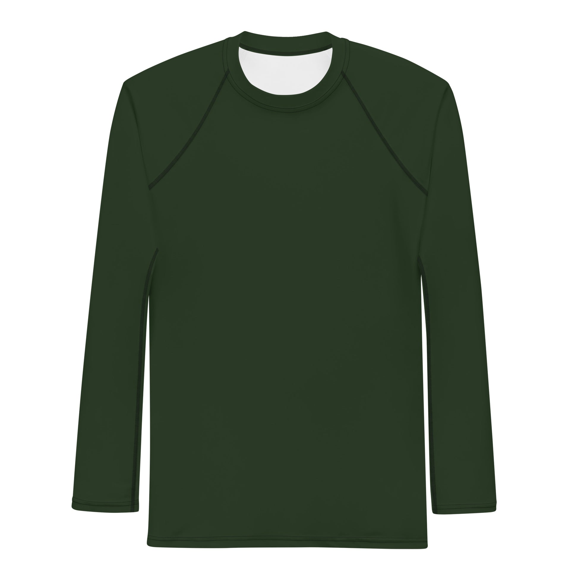 Men's Army Green Rash Guard - Activewear Well