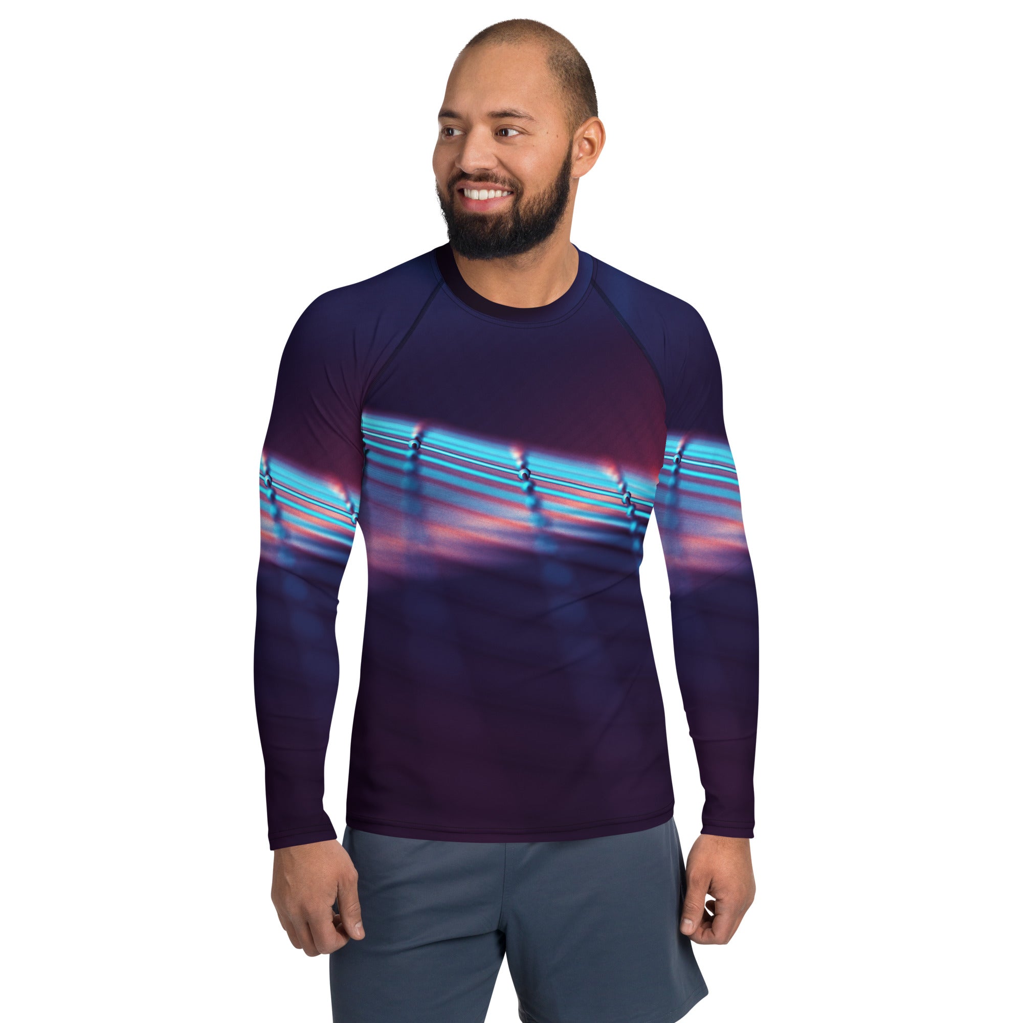 Men's Beach Rash Guard - VintageClassicTees – Activewear Well