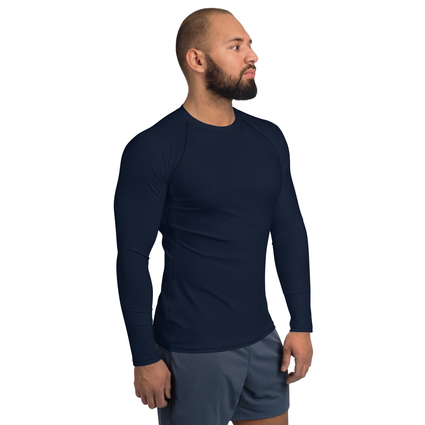 Men's Navy Rash Guard - Activewear Well