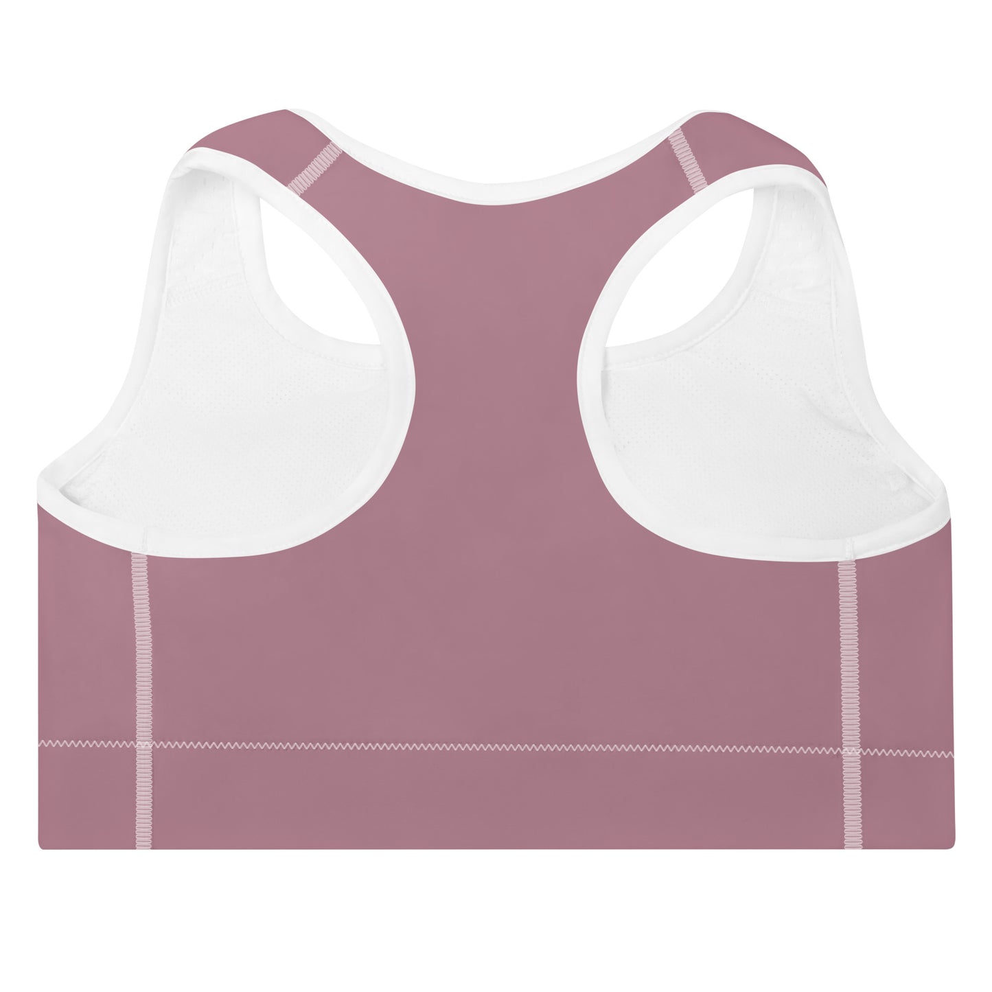 Purple Mauve Padded Sports Bra - Activewear Well
