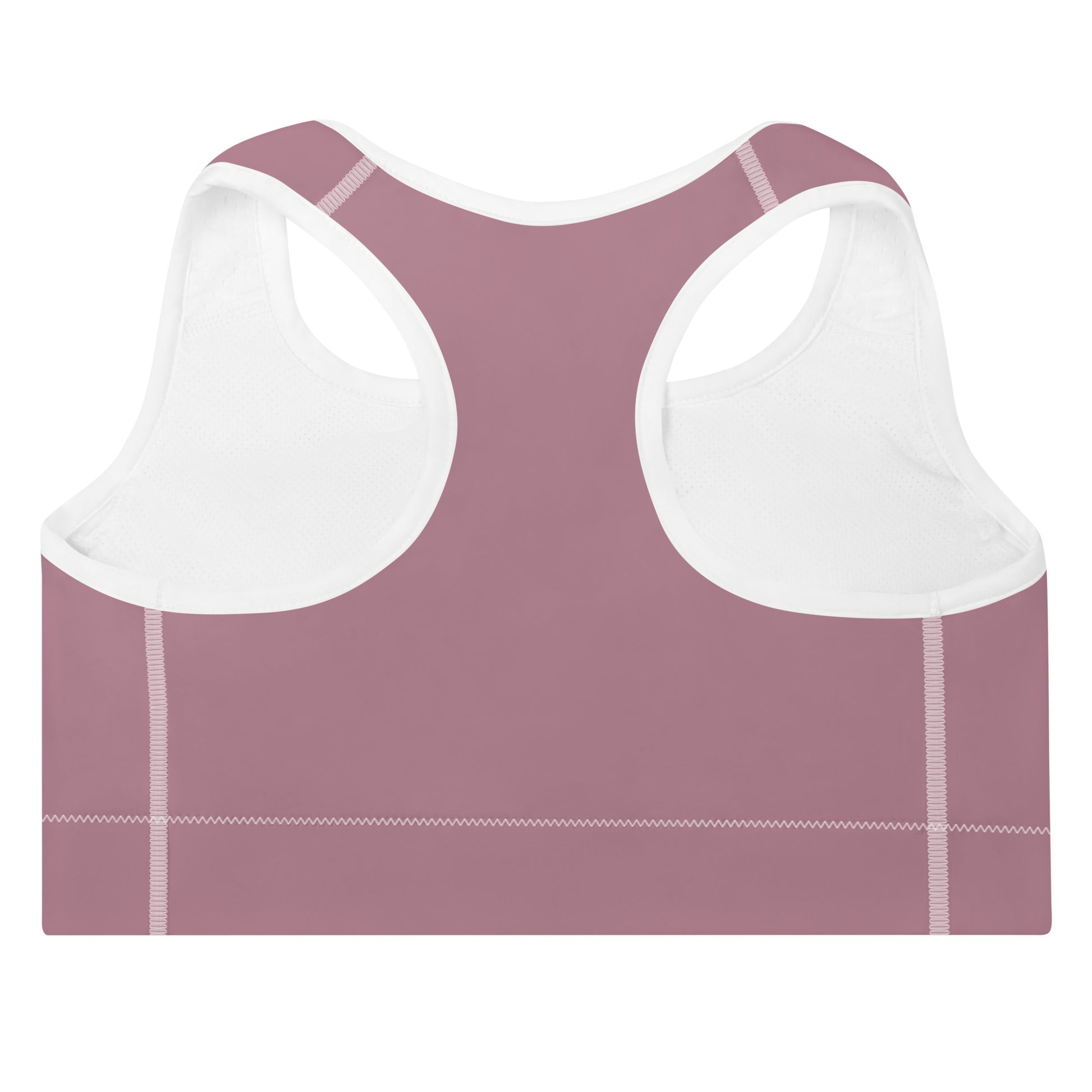 Purple Mauve Padded Sports Bra - Activewear Well