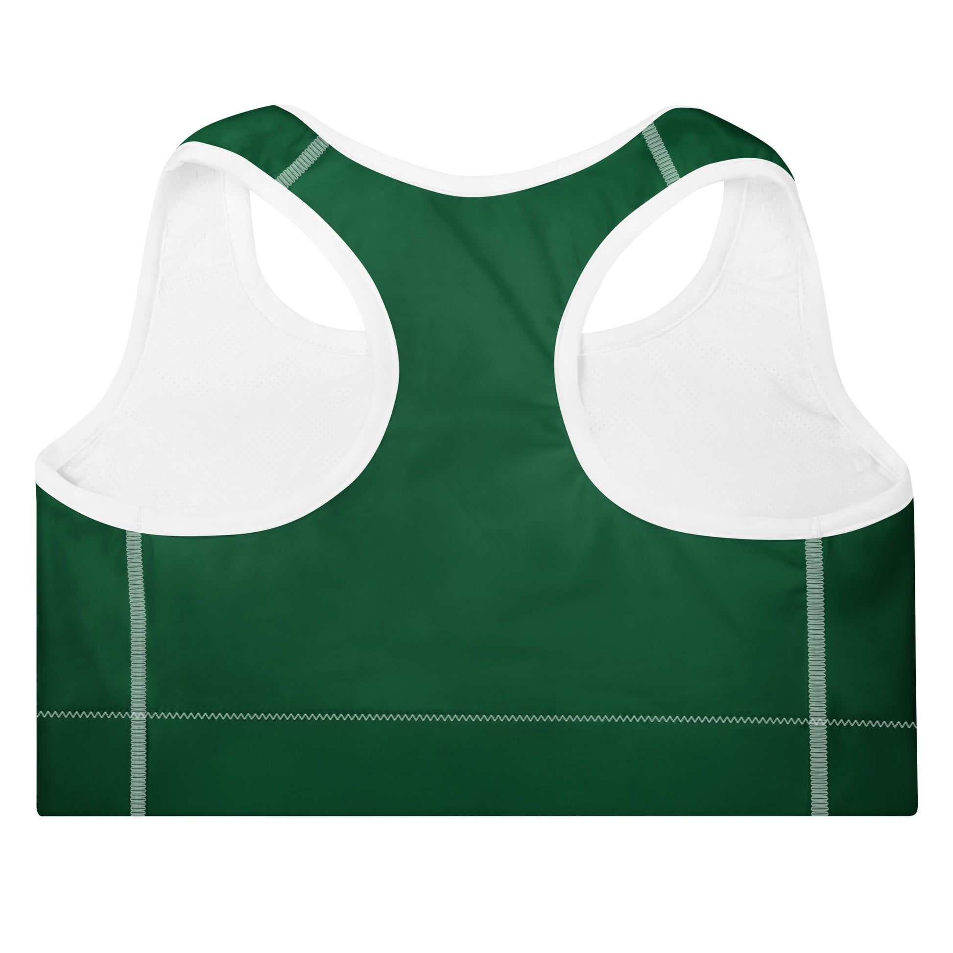 Forest Green Padded Sports Bra - Activewear Well