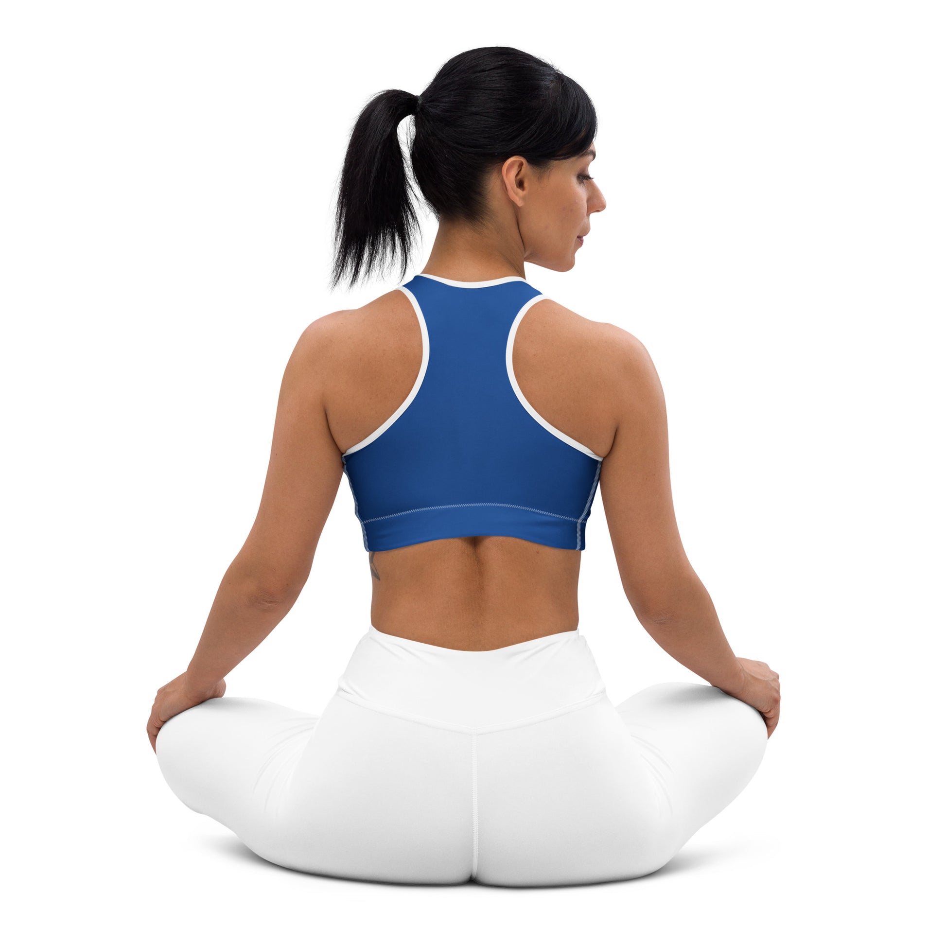Royal Blue Padded Sports Bra - Activewear Well