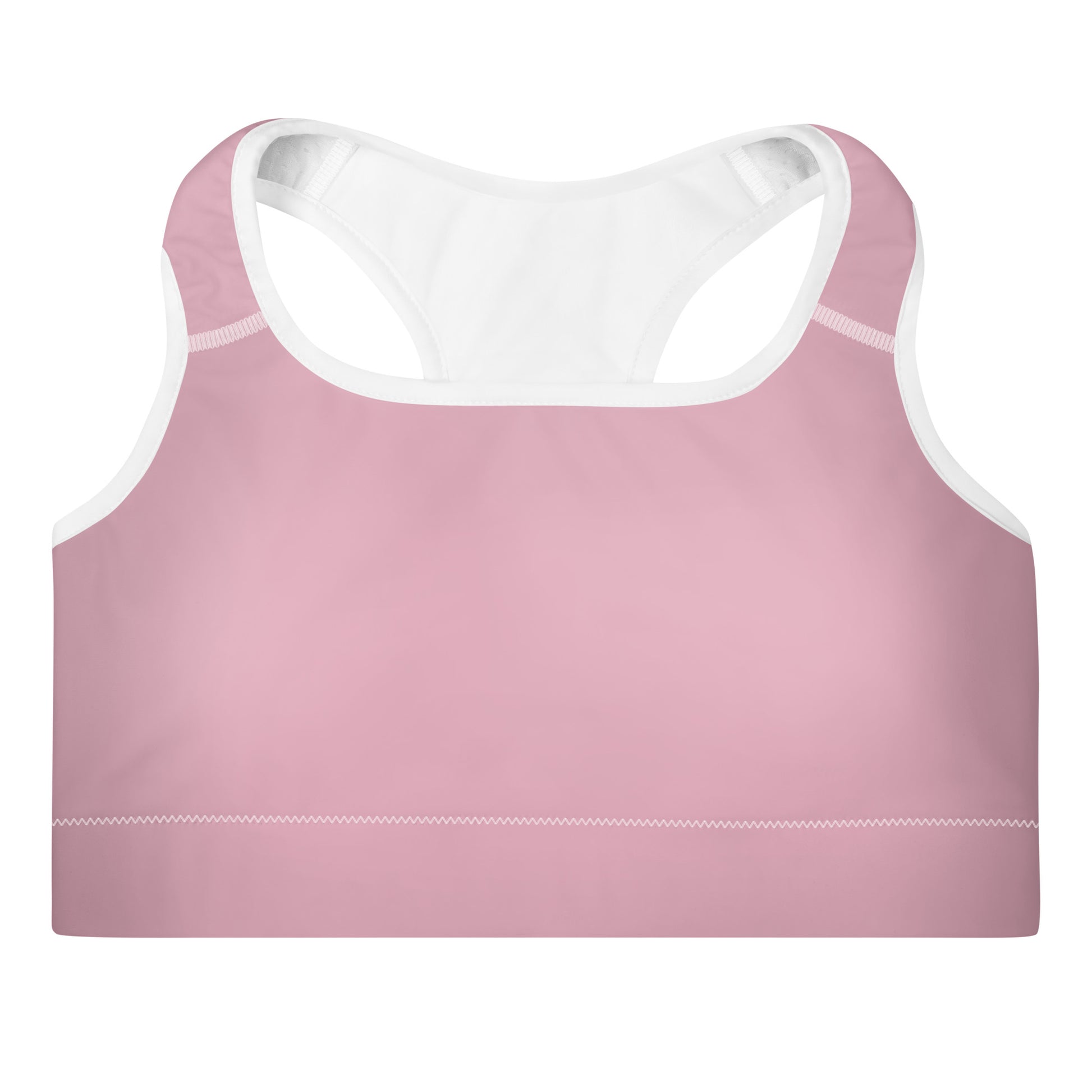 Neutral Pink Padded Sports Bra - Activewear Well
