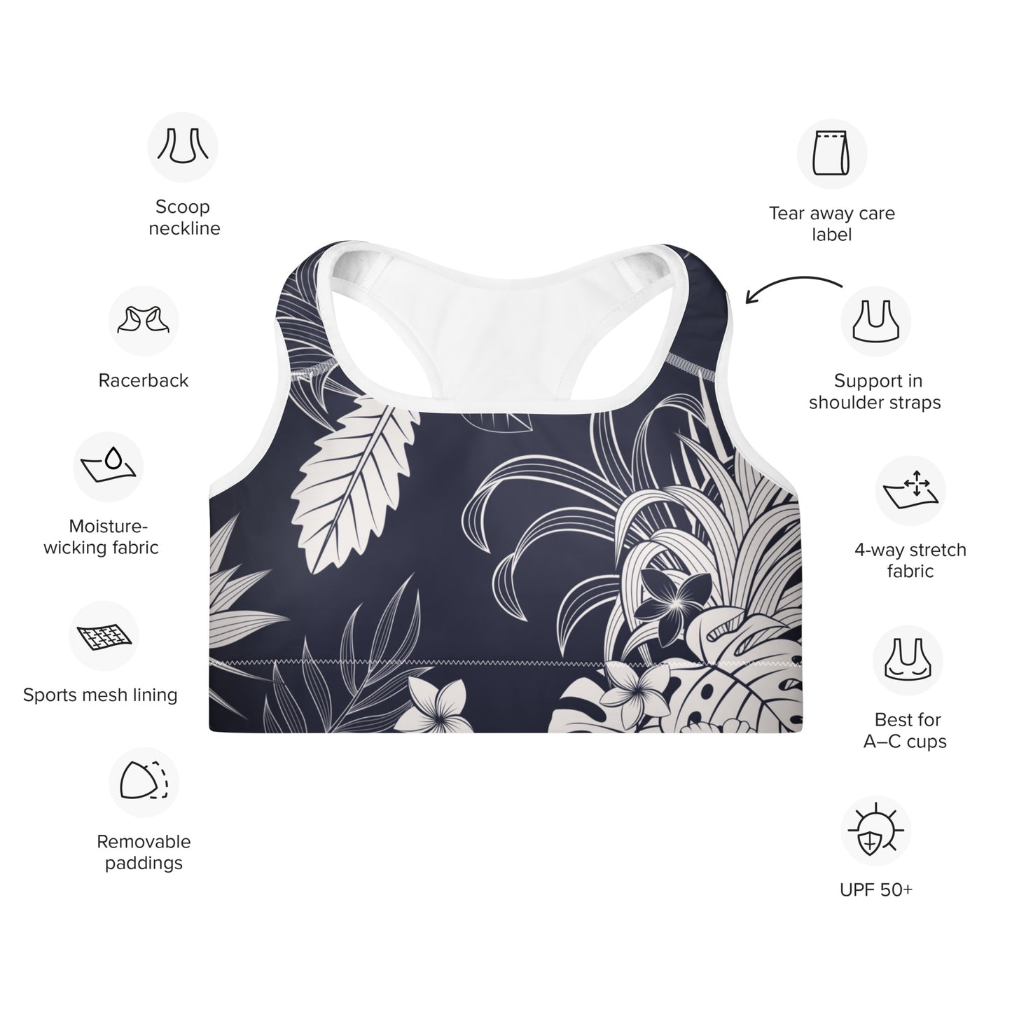 Alexis Padded Sports Bra - Activewear Well