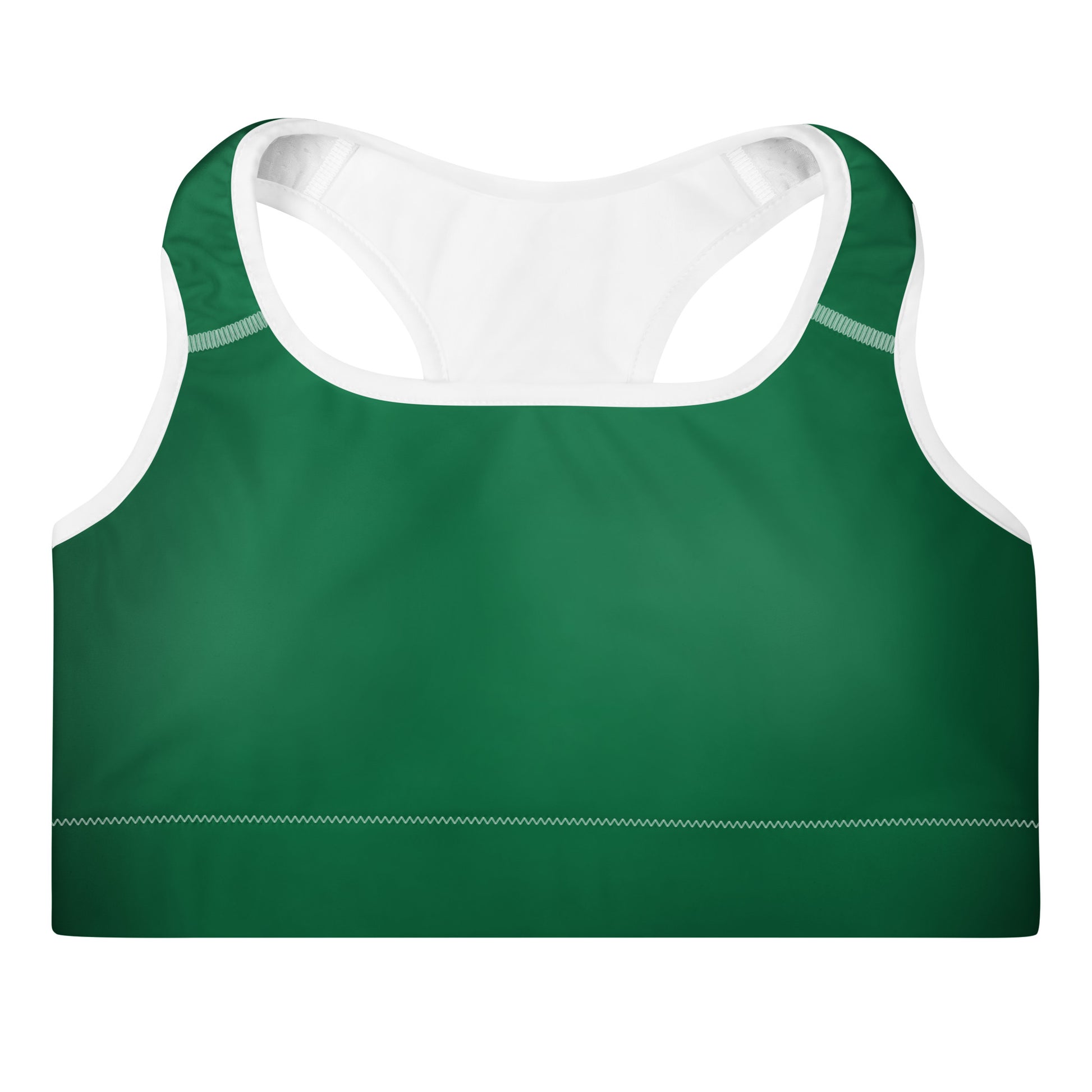 Green Padded Sports Bra - Activewear Well