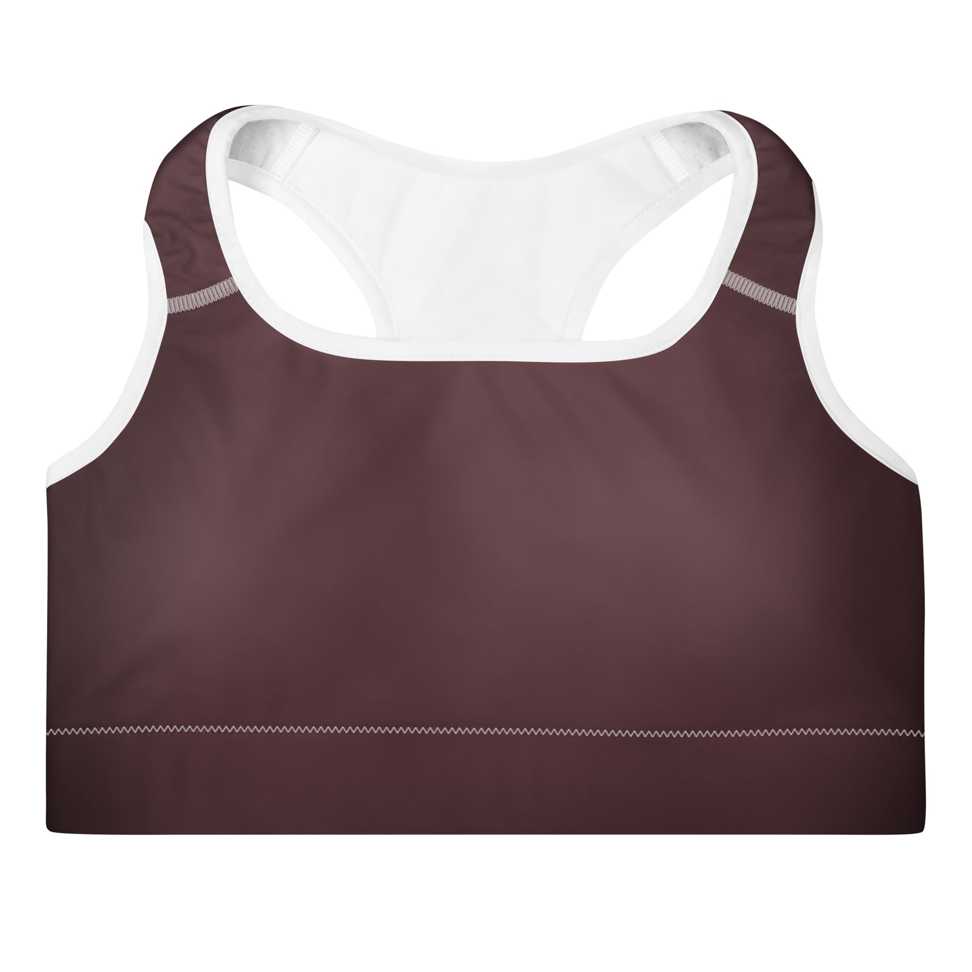 Espresso Padded Sports Bra - Activewear Well