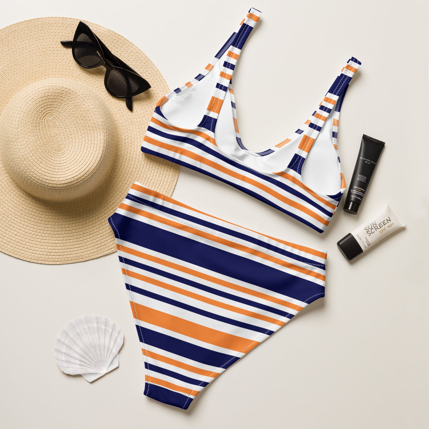 Nicky Recycled High-Waisted Bikini - Activewear Well