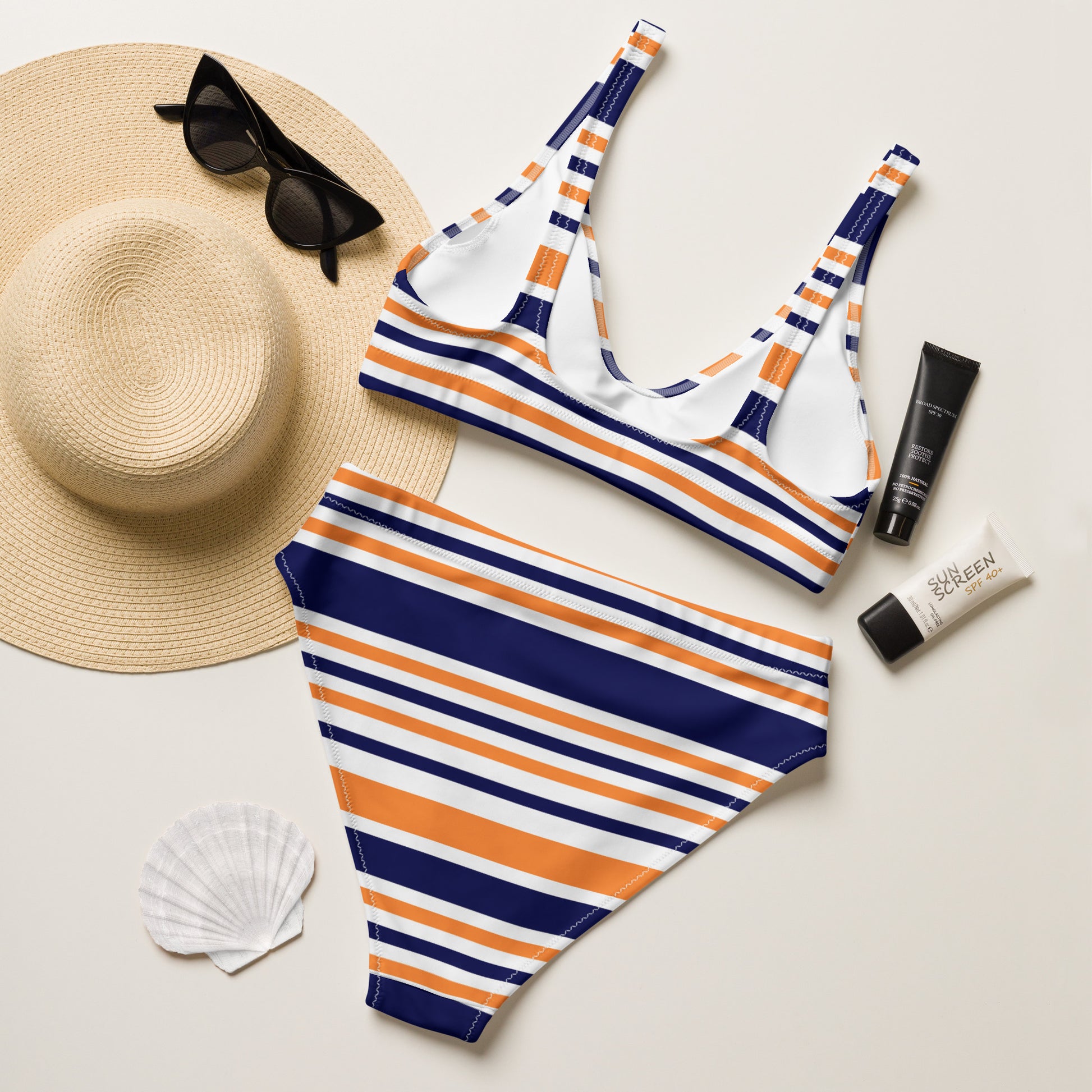 Nicky Recycled High-Waisted Bikini - Activewear Well