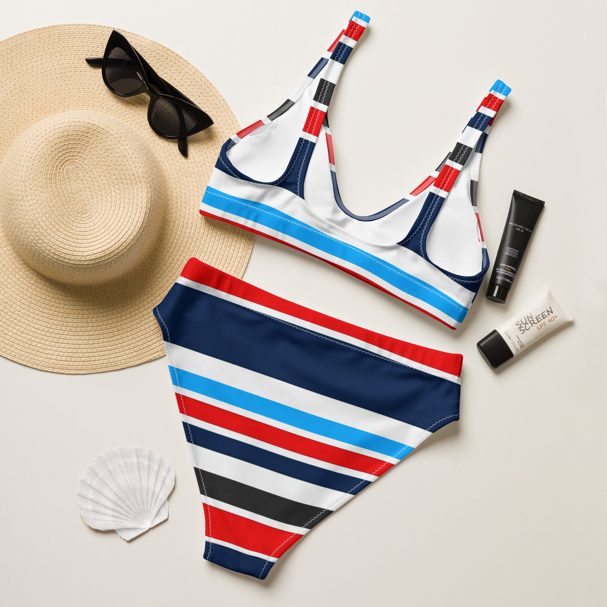Emily High-Waisted Bikini - Activewear Well
