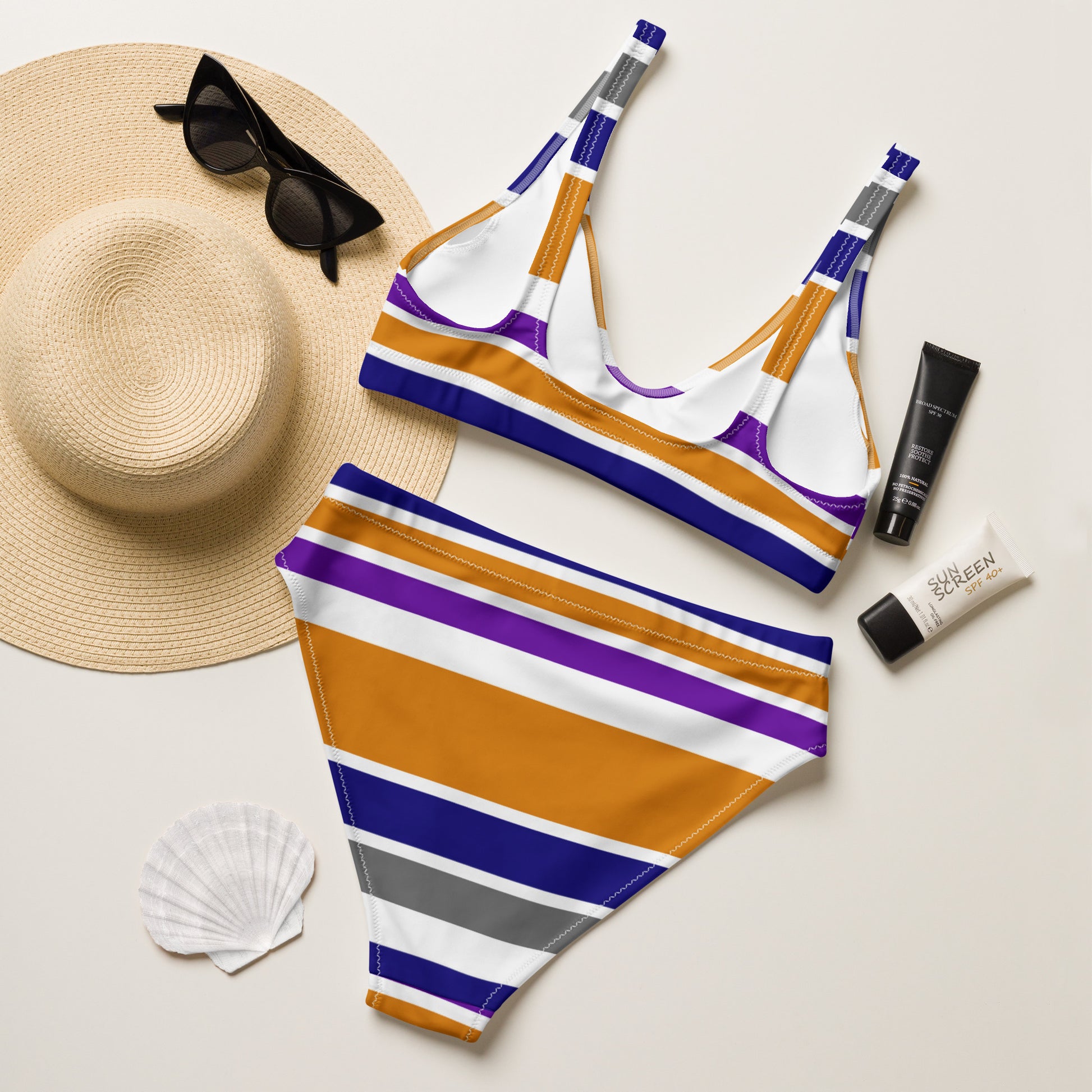 Alyssa Recycled High-Waisted Bikini - Activewear Well