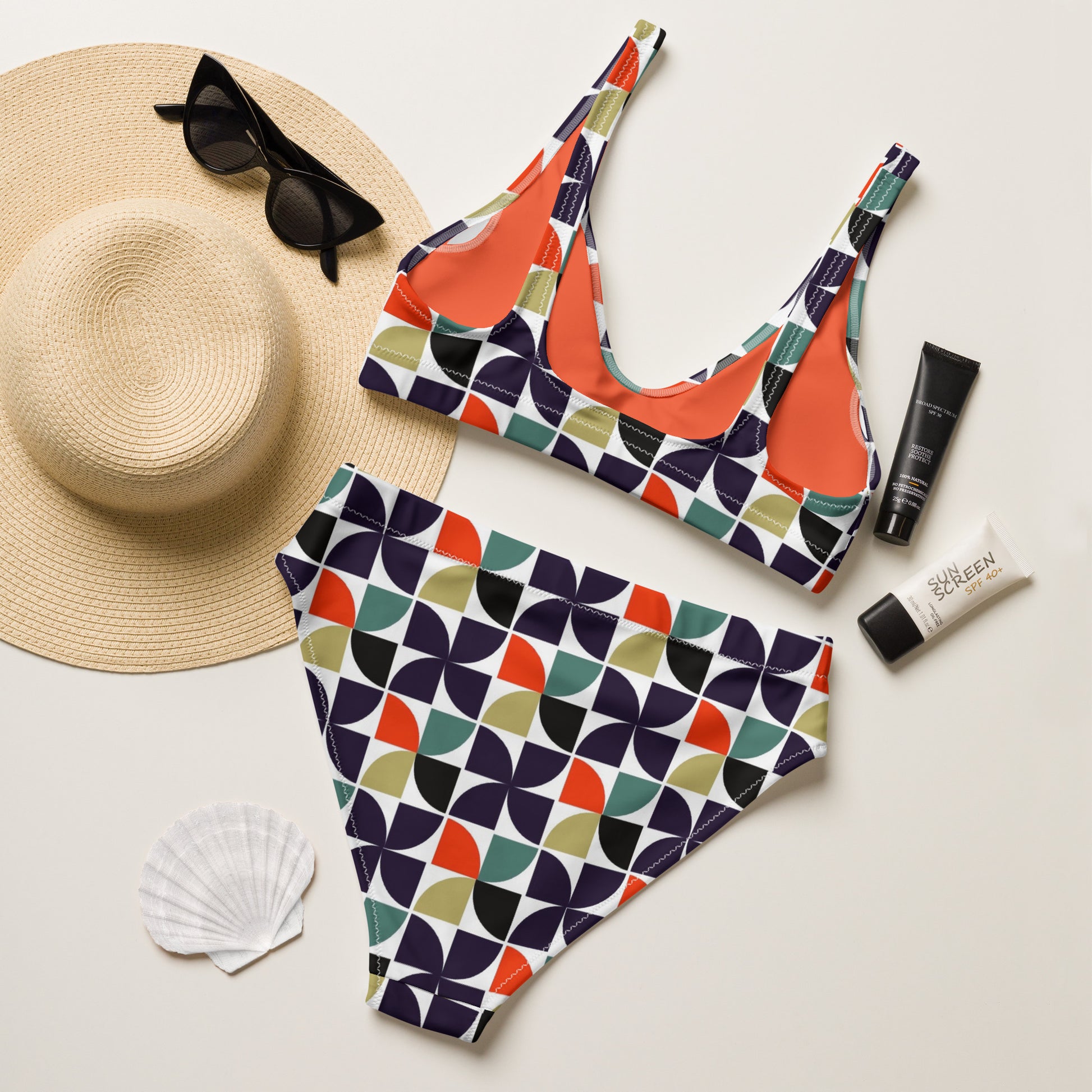 Hope Recycled High-Waisted Bikini - Activewear Well
