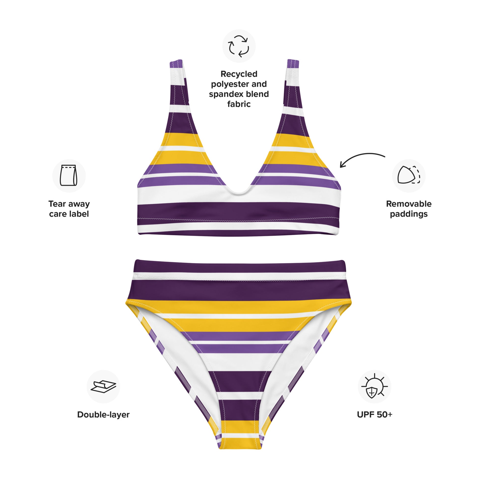 Jenna High-Waisted Bikini - Activewear Well