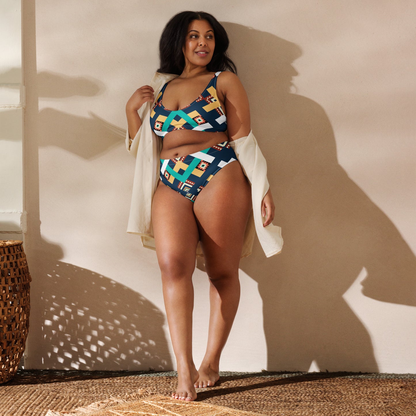 Maddie Recycled High-Waisted Bikini - Activewear Well