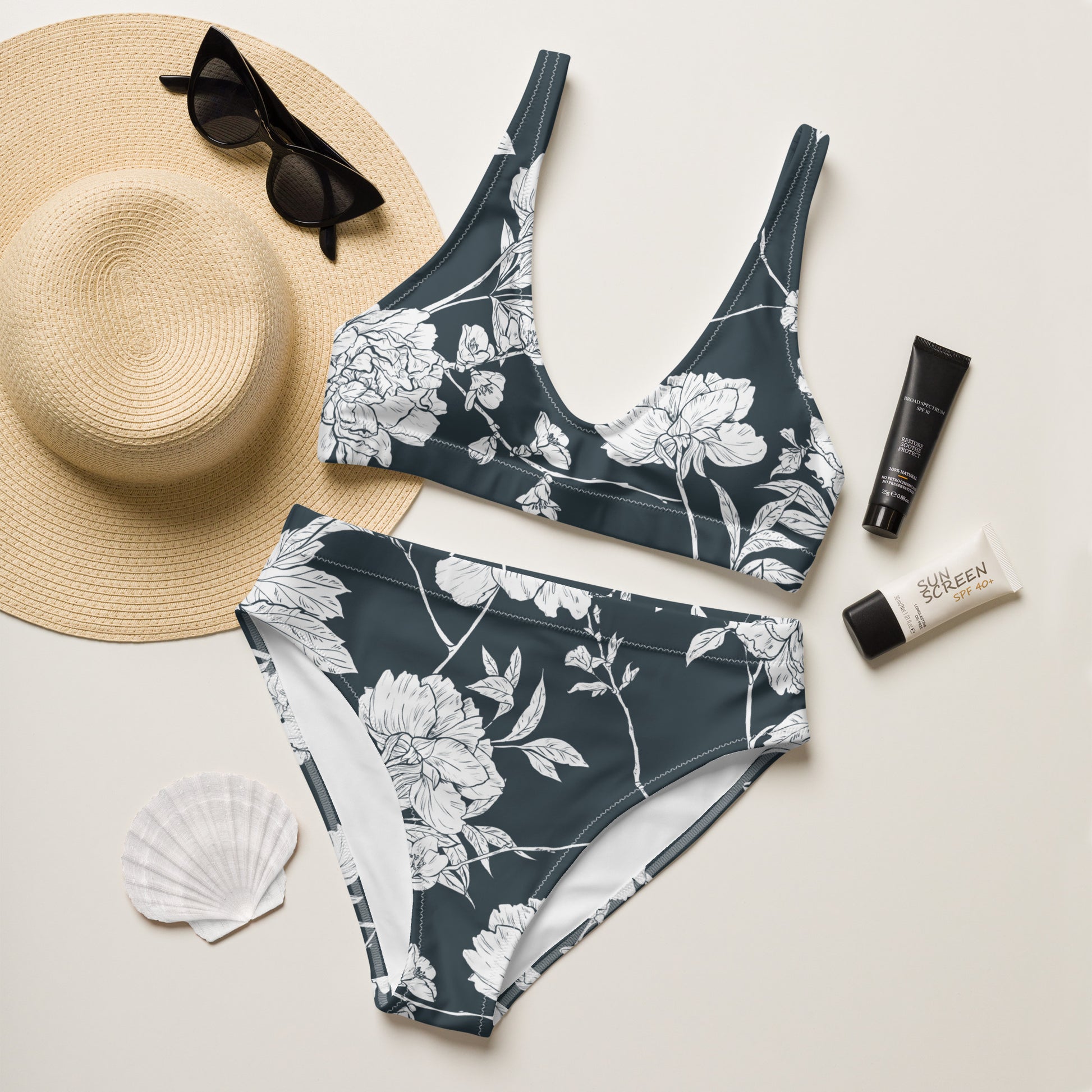 Meagan High-Waisted Bikini - Activewear Well