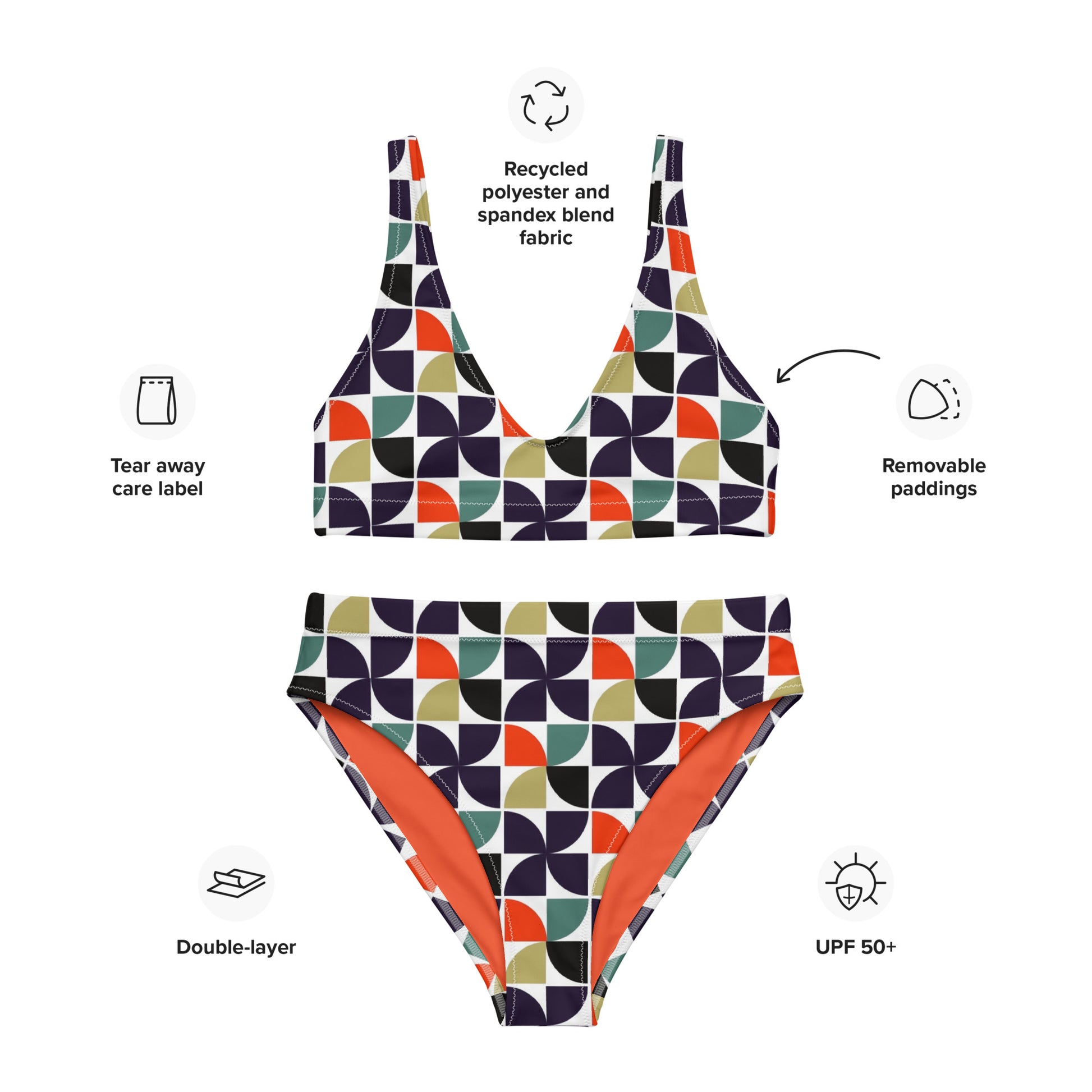 Hope Recycled High-Waisted Bikini - Activewear Well