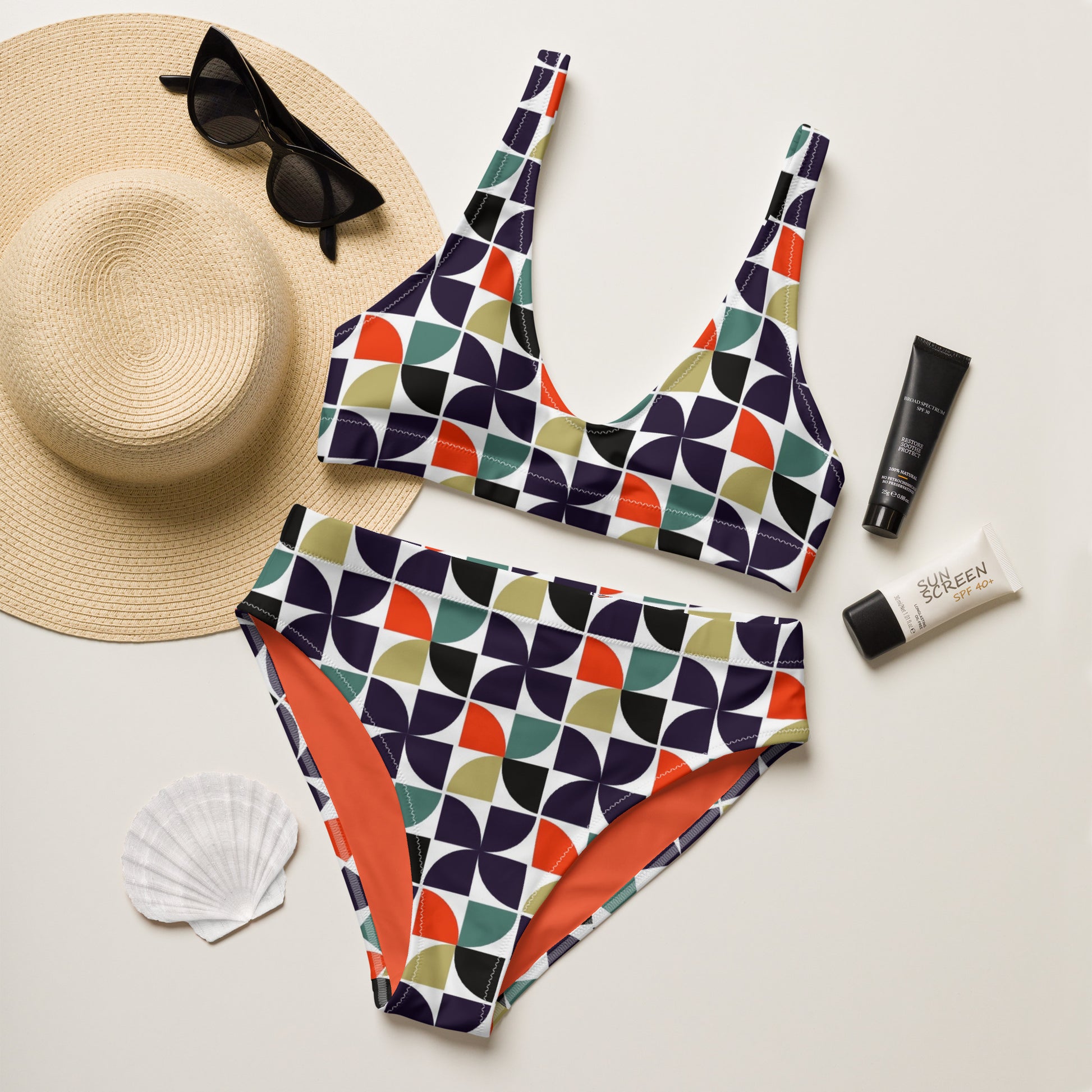 Hope Recycled High-Waisted Bikini - Activewear Well