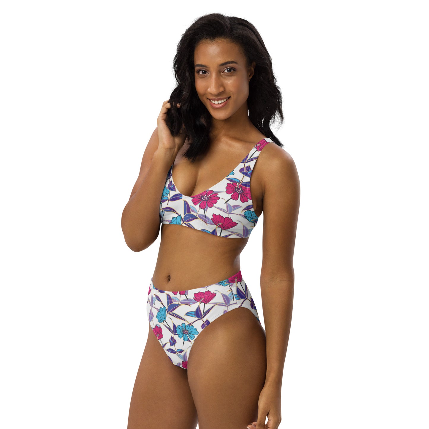 Ariana Recycled High-Waisted Bikini - Activewear Well