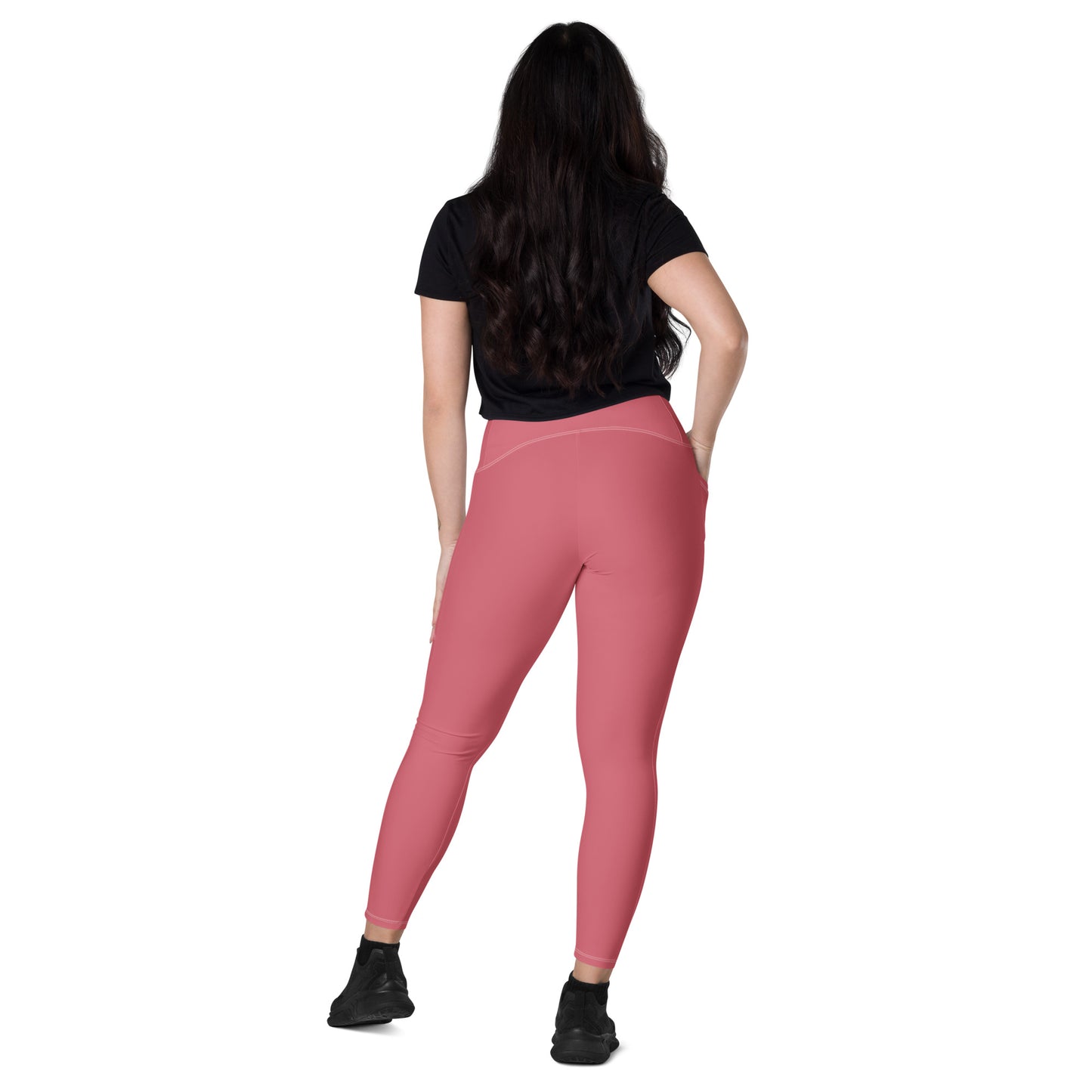 Pink Tight Leggings with Pockets - Activewear Well