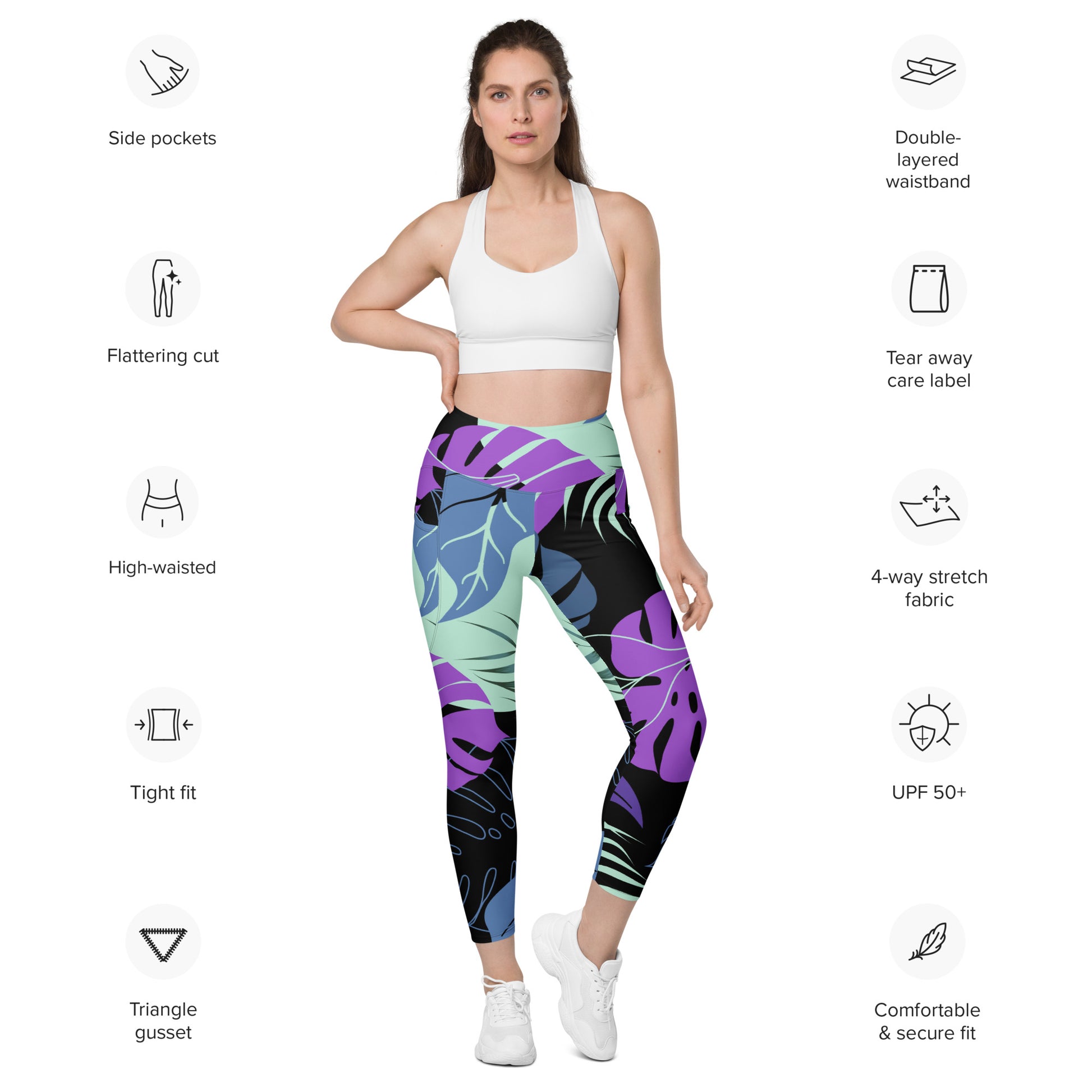 Olivia Tight Leggings with Pockets - Activewear Well