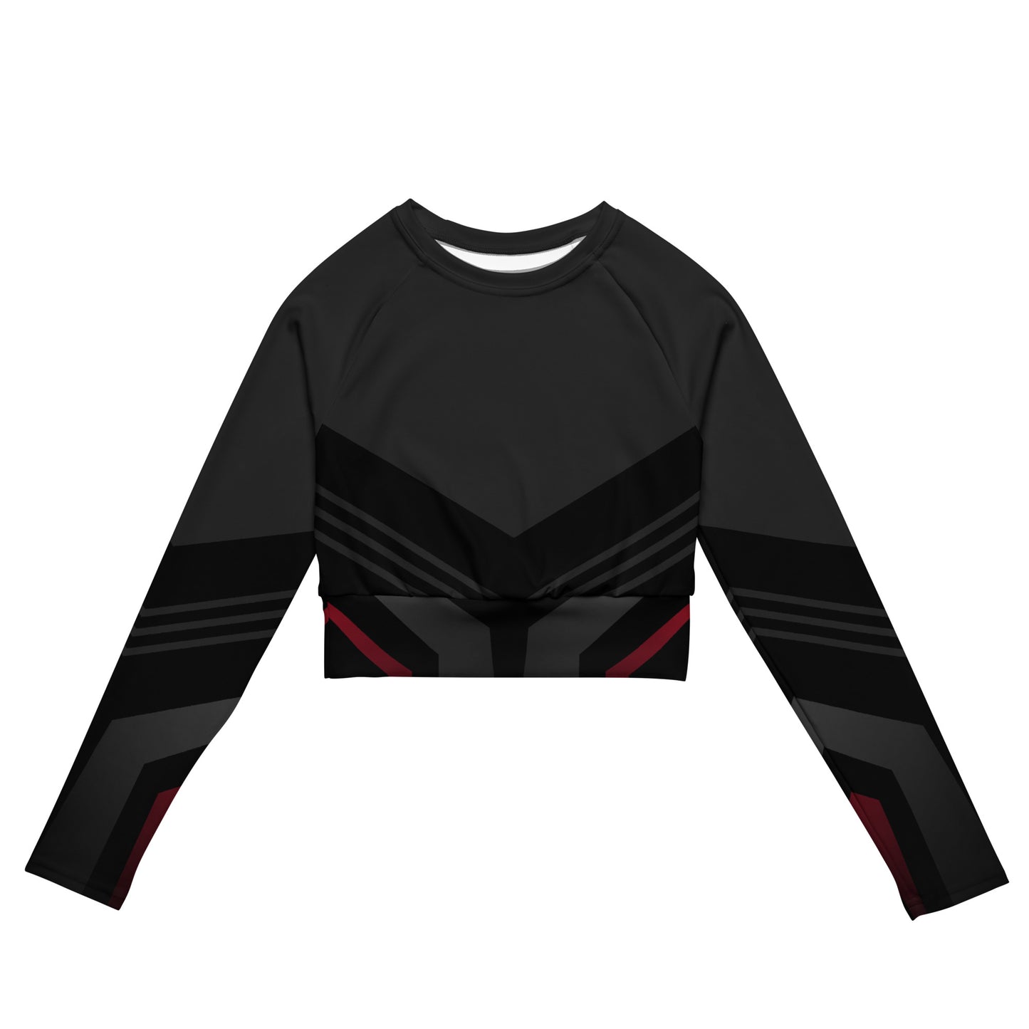 Running Long-Sleeve Crop Top - Activewear Well