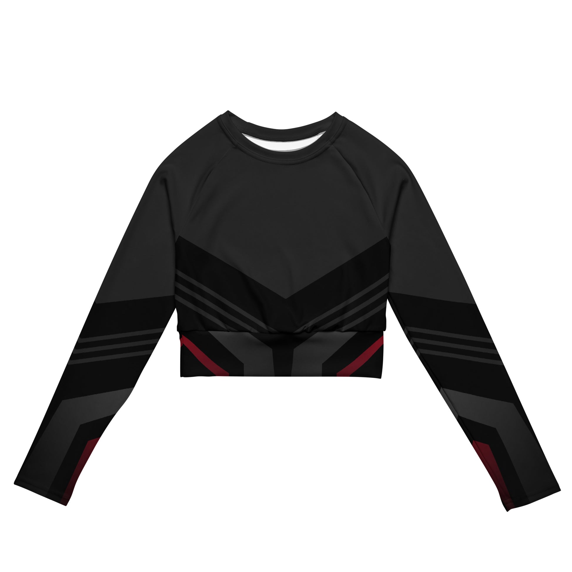 Running Long-Sleeve Crop Top - Activewear Well
