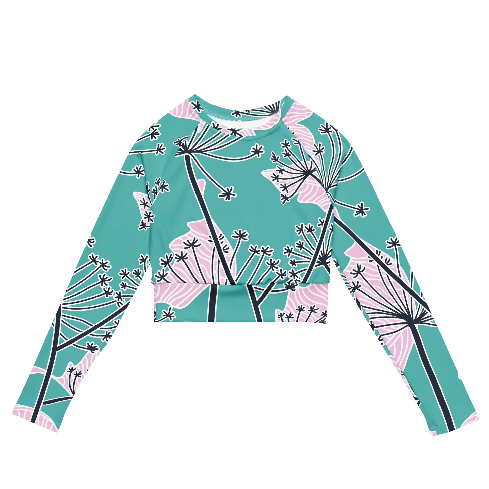 Amalia Long-Sleeve Crop Top - Activewear Well