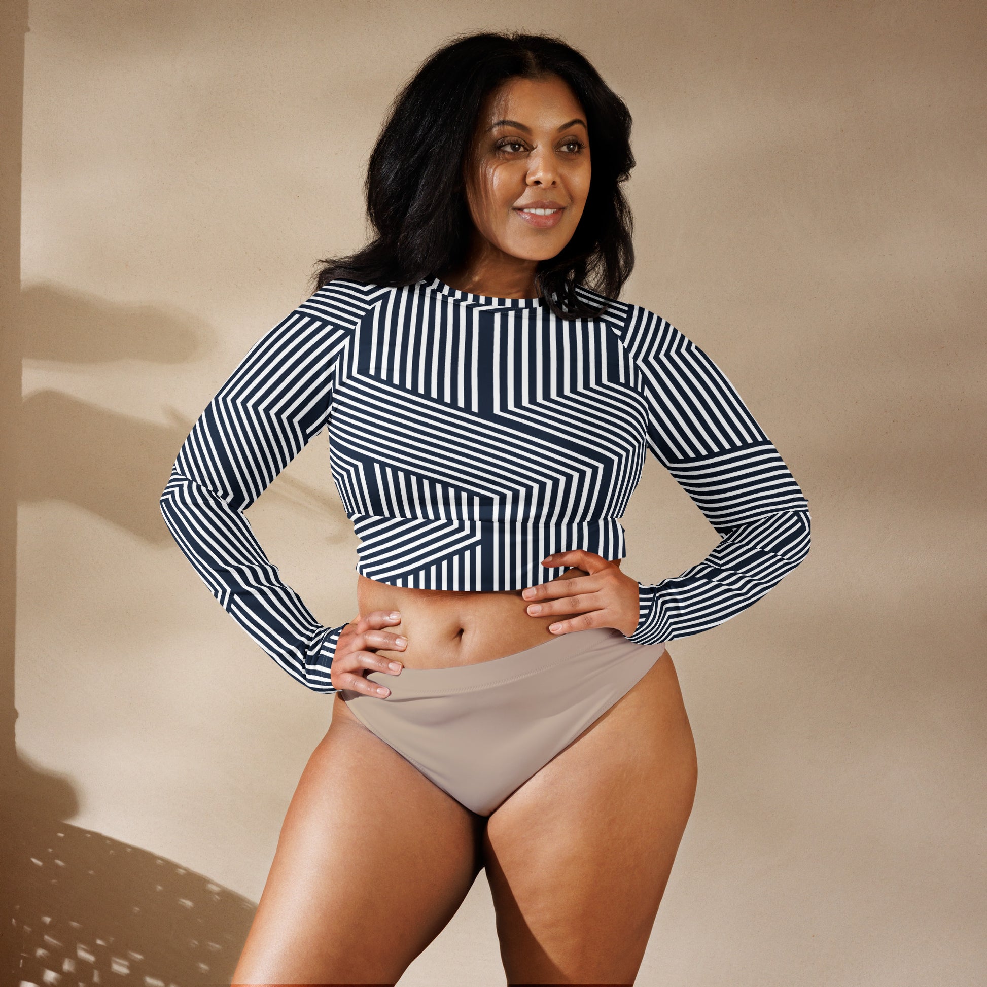 San Francisco Long-Sleeve Crop Top - Activewear Well
