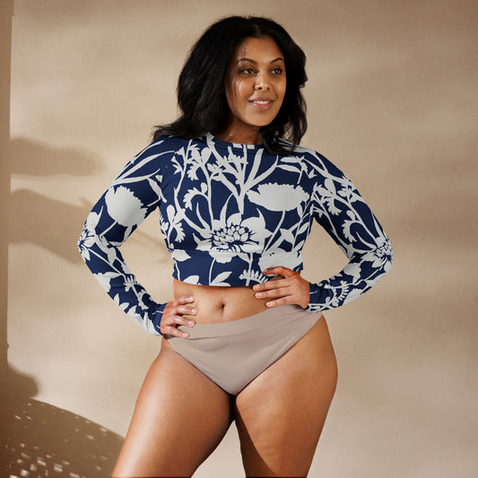 Florida Long-Sleeve Crop Top - Activewear Well