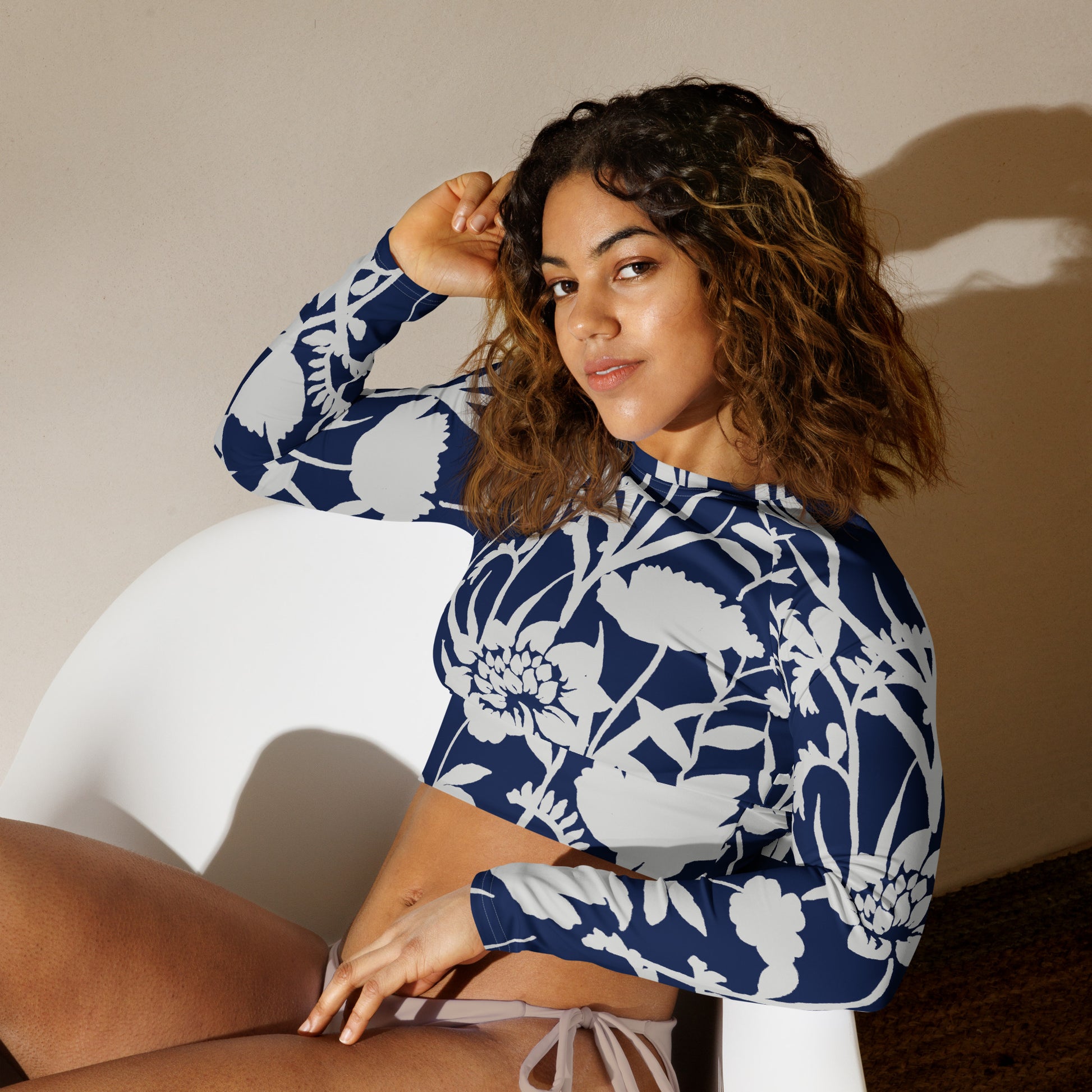 Florida Long-Sleeve Crop Top - Activewear Well