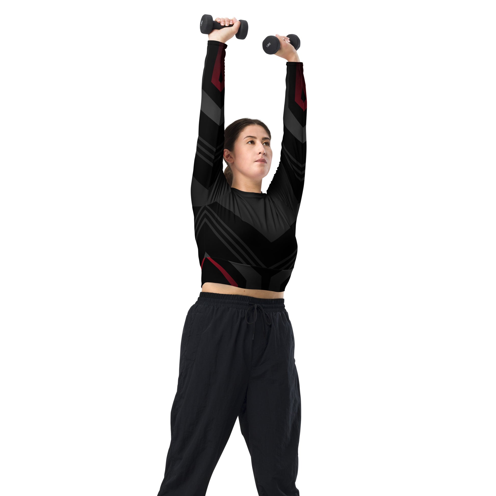 Running Long-Sleeve Crop Top - Activewear Well