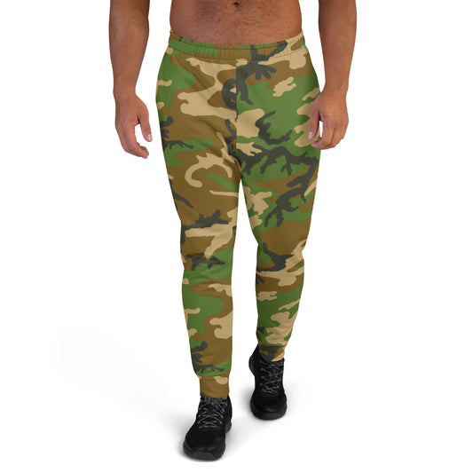 M81 Woodland Camo Men's Joggers