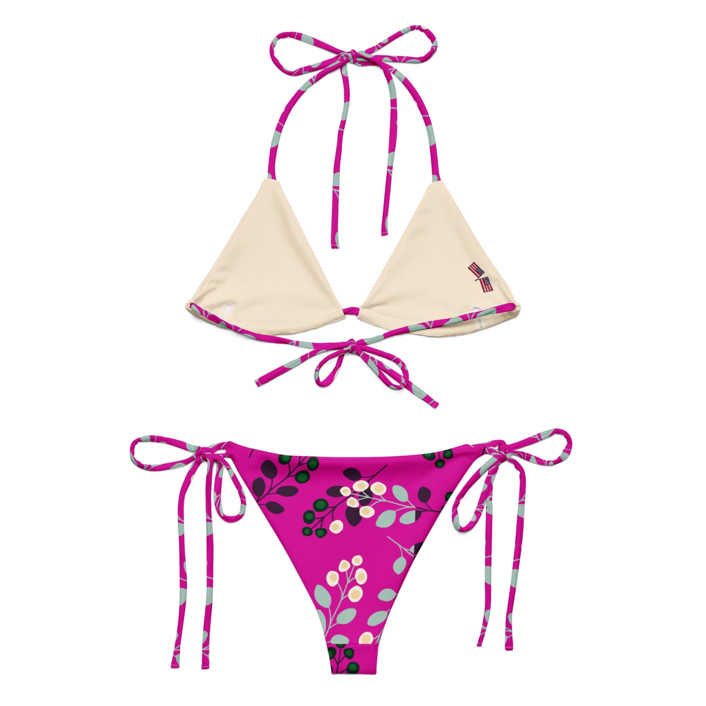 Abigail Recycled String Bikini - Activewear Well