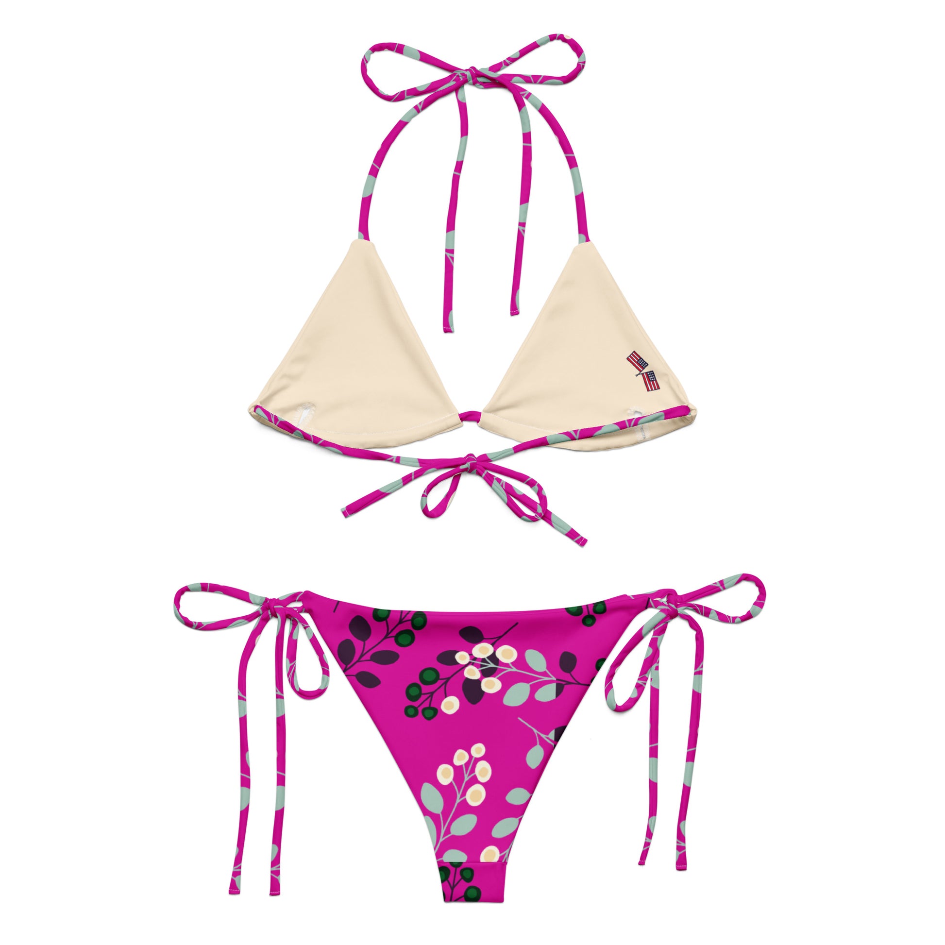 Abigail Recycled String Bikini - Activewear Well