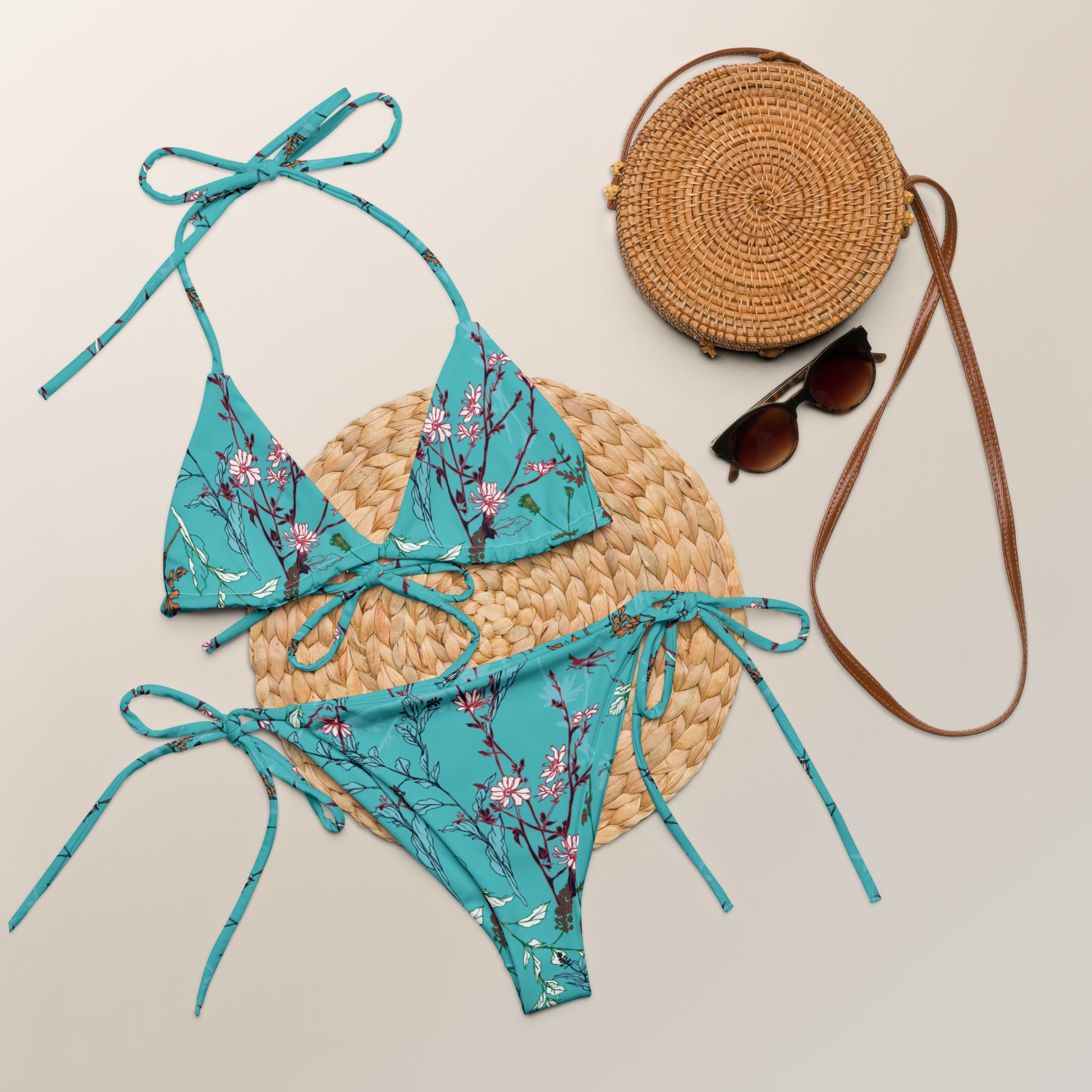 Hailey  Recycled String Bikini - Activewear Well