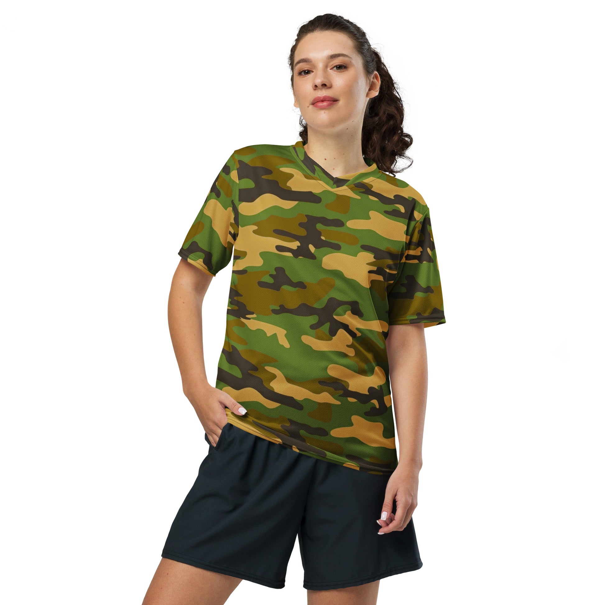 Camo Unisex Sports Jersey - Activewear Well