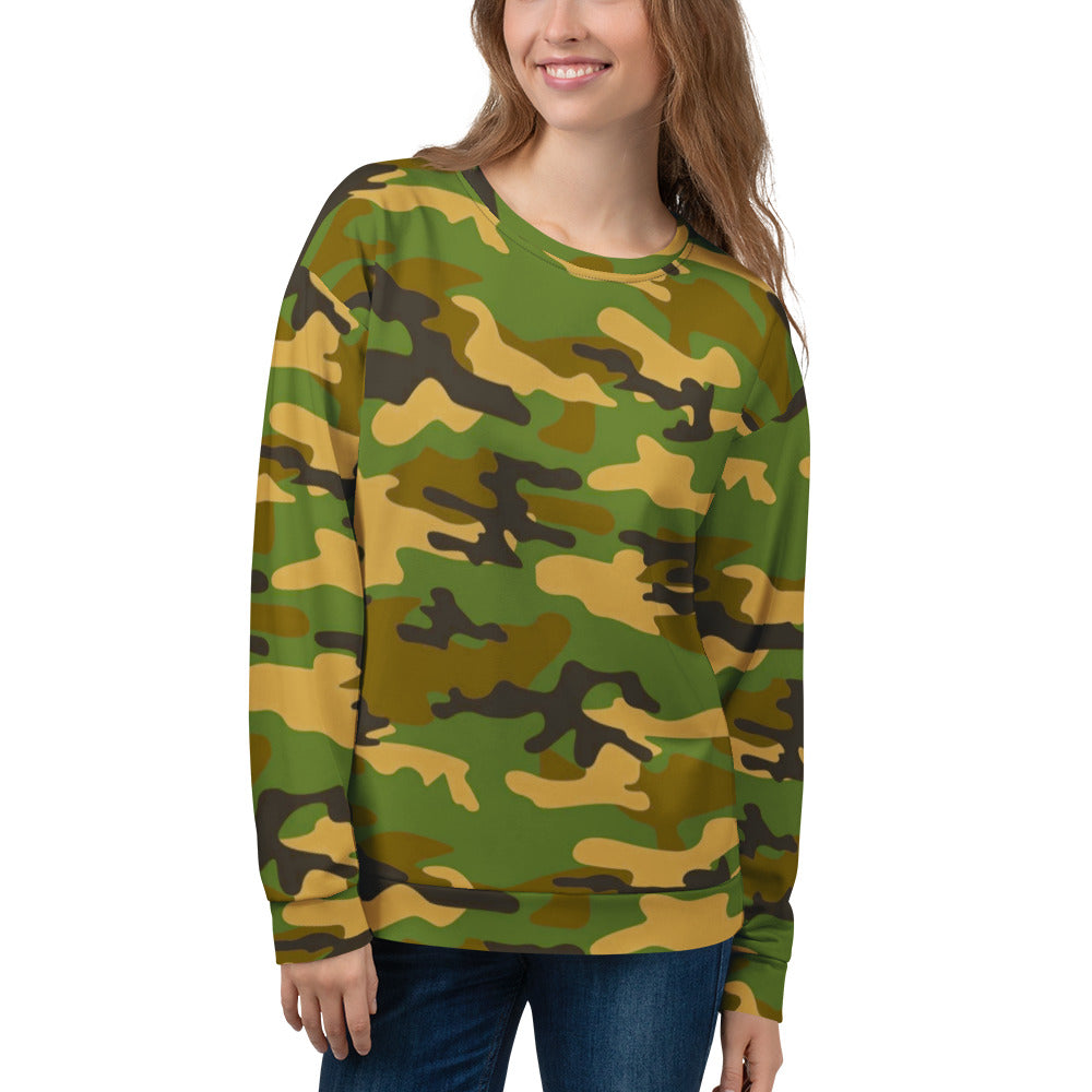 Camo Unisex Sweatshirt - Activewear Well