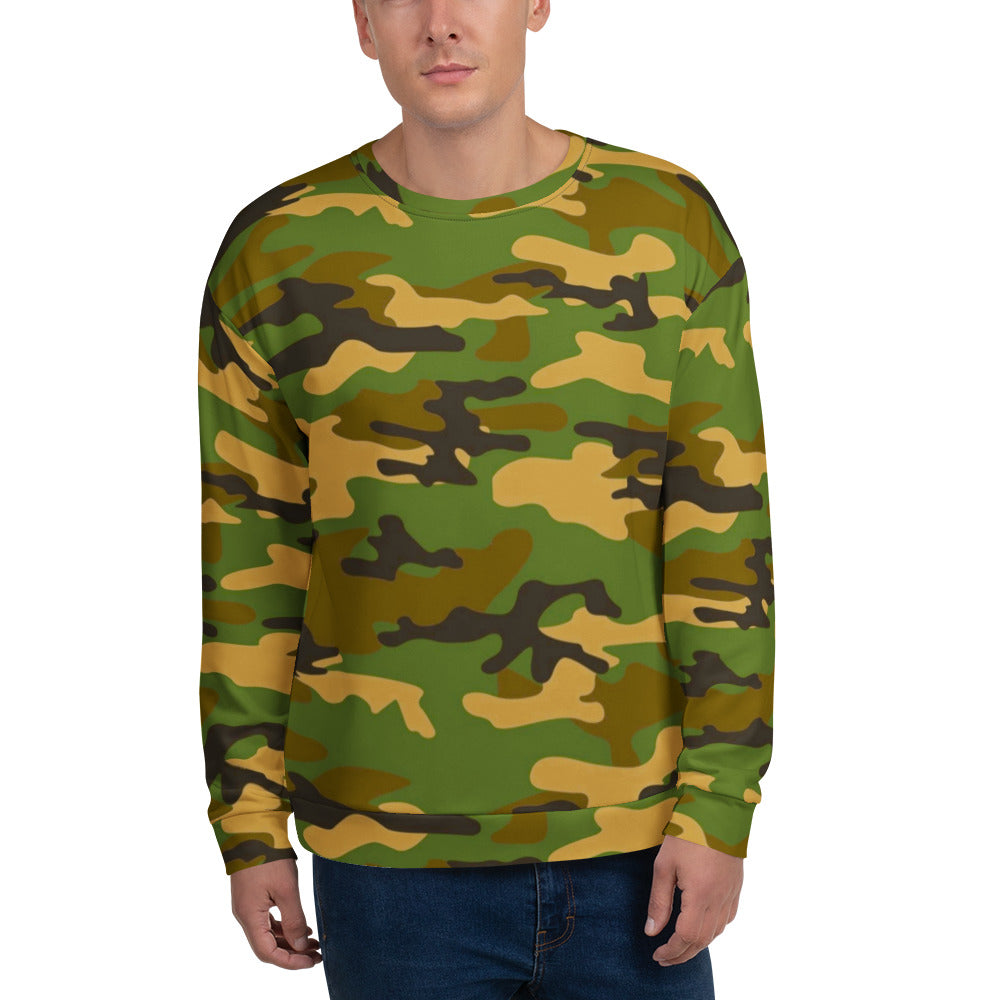Camo Unisex Sweatshirt - Activewear Well