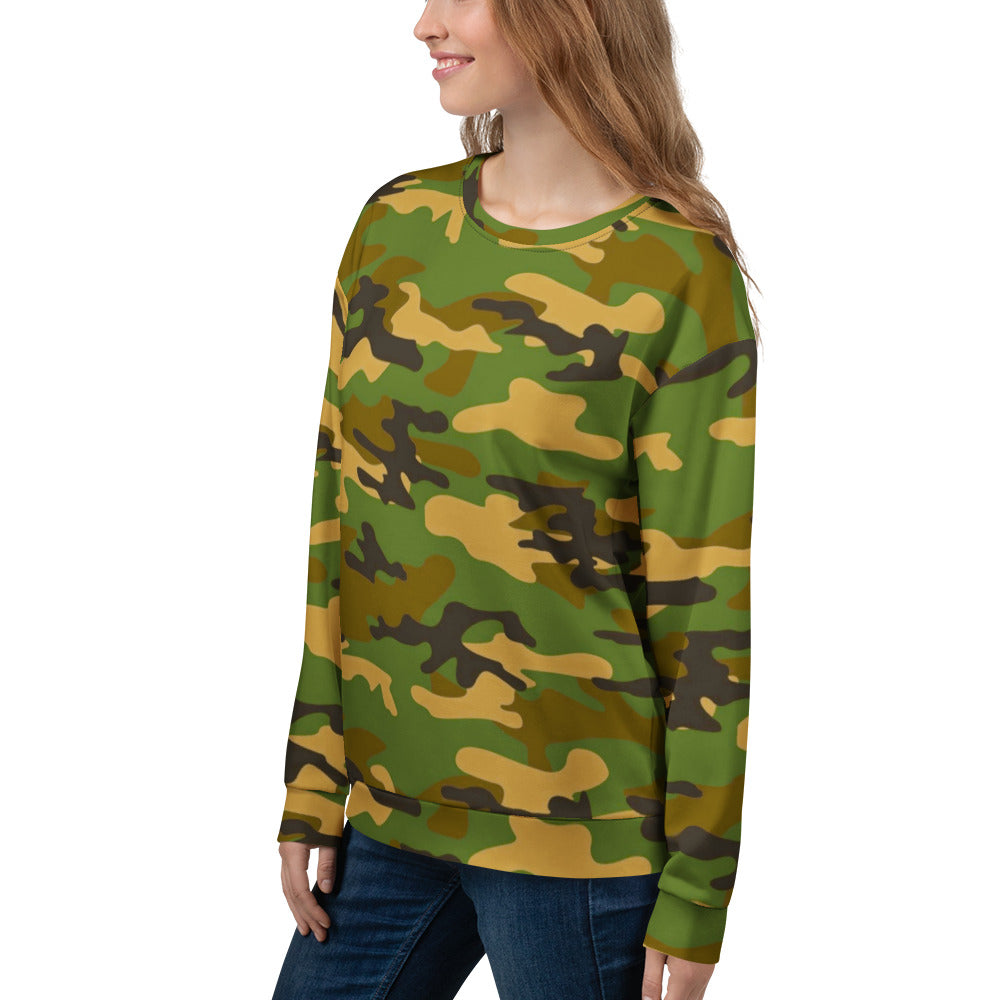 Camo Unisex Sweatshirt - Activewear Well