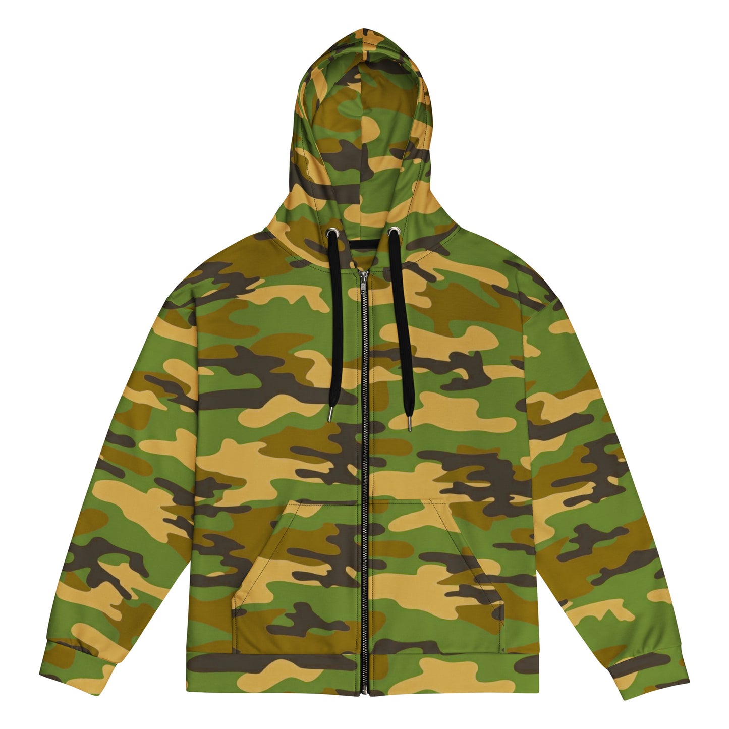 Camo Unisex Zip Hoodie - Activewear Well