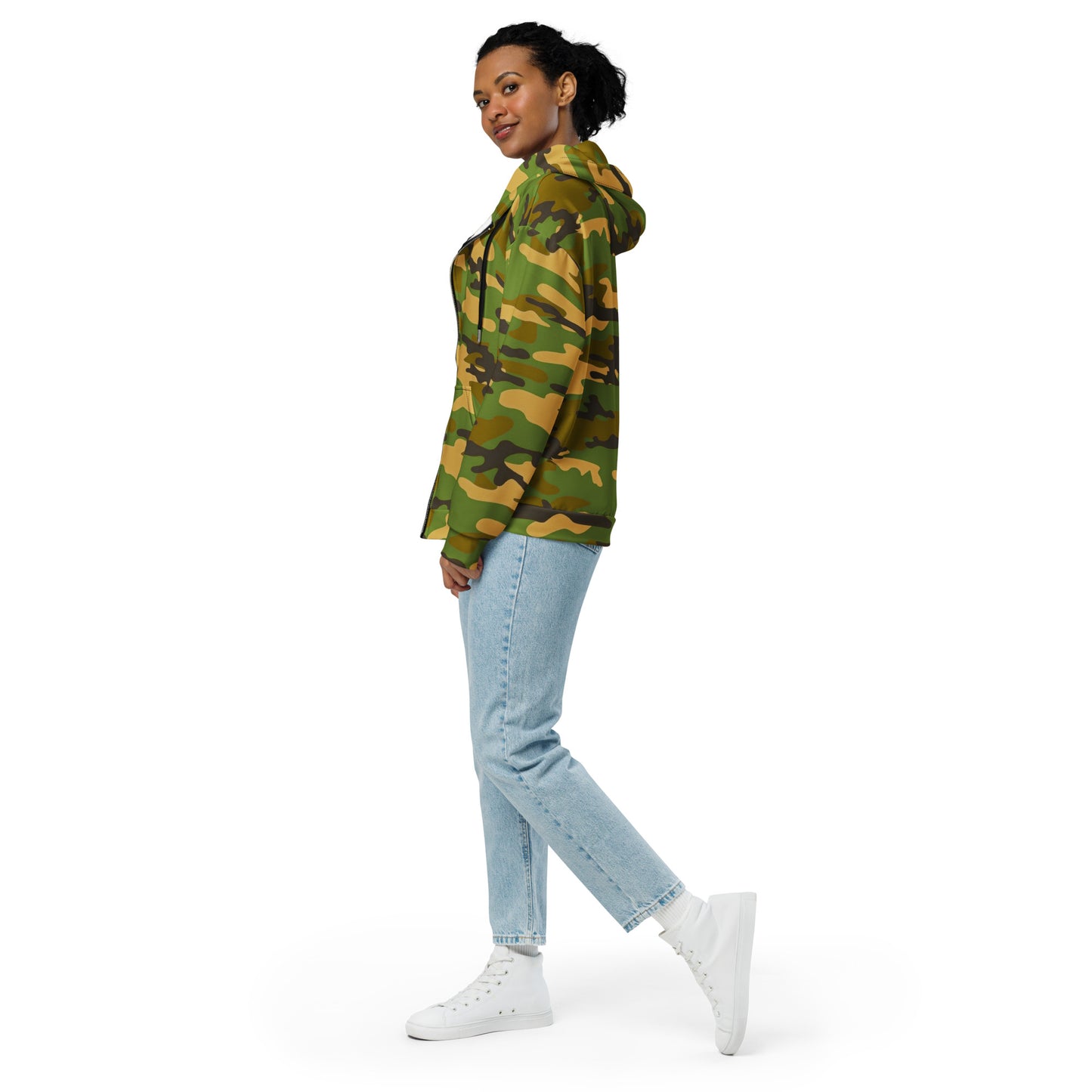 Camo Unisex Zip Hoodie - Activewear Well
