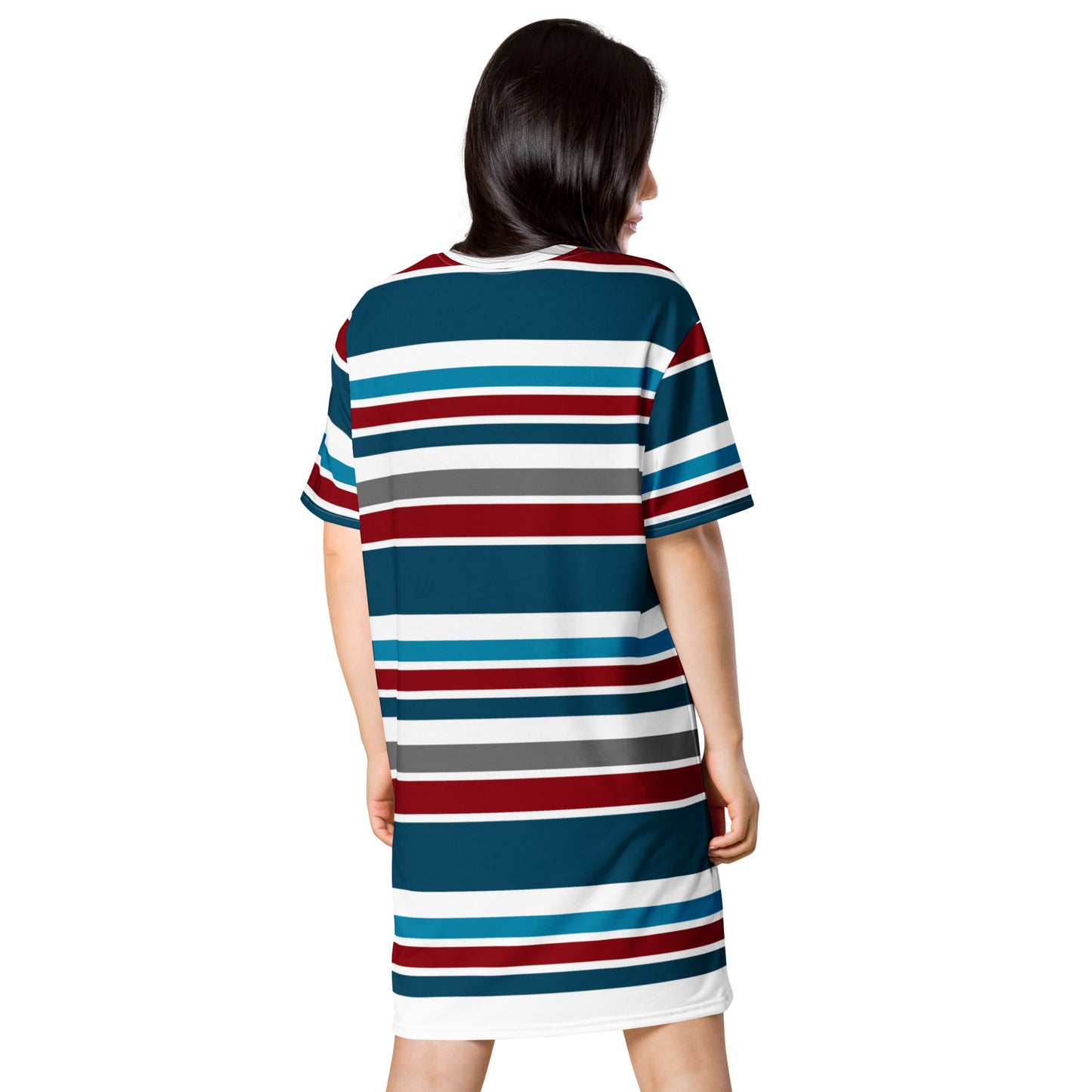 Striped T-Shirt Dress - Activewear Well