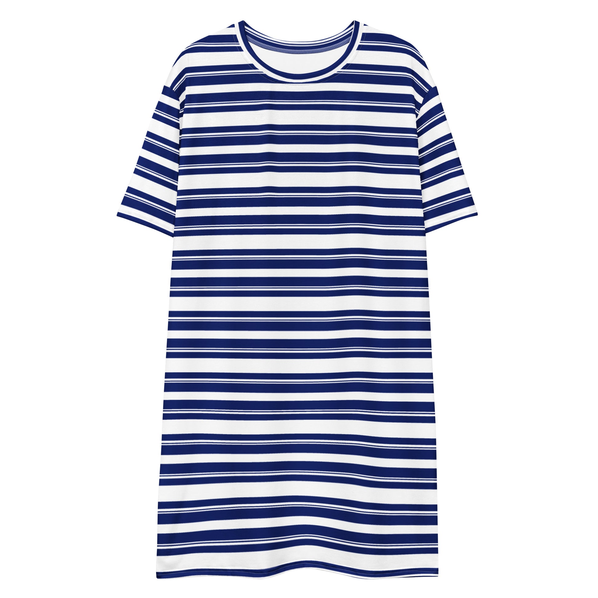 Women's Striped T-Shirt Dress - Activewear Well
