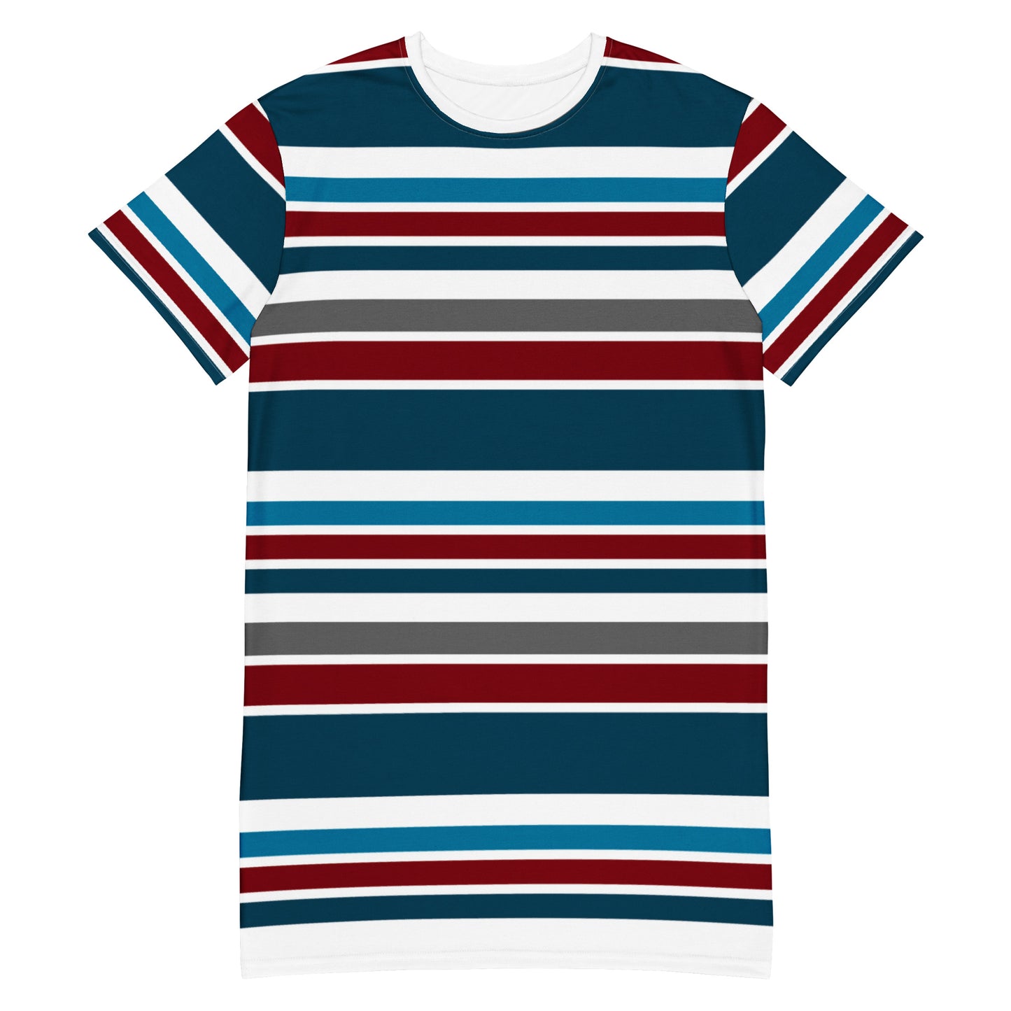 Striped T-Shirt Dress - Activewear Well