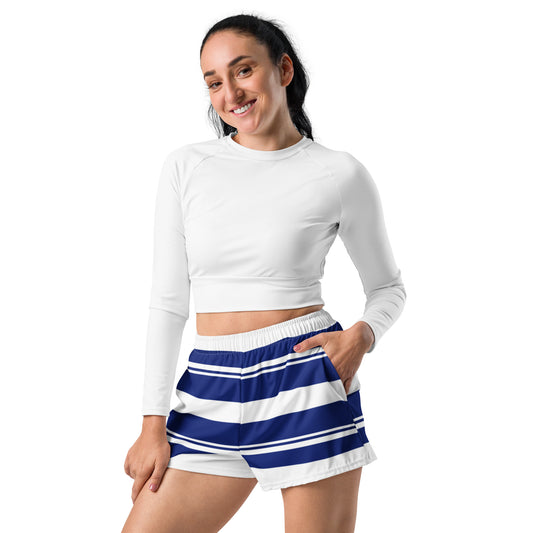 Unisex Striped Athletic Shorts - Activewear Well