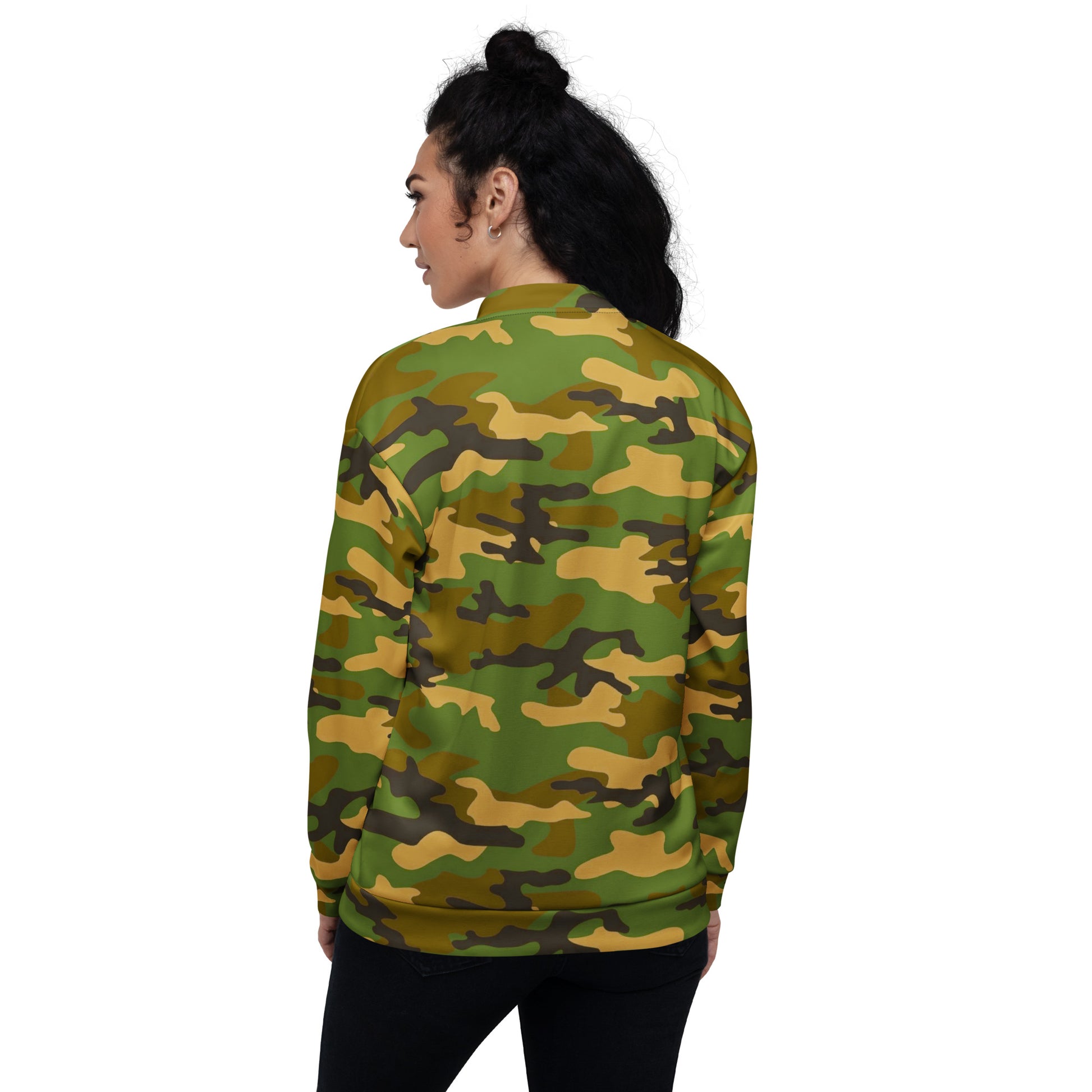 Camo Unisex Bomber Jacket - Activewear Well