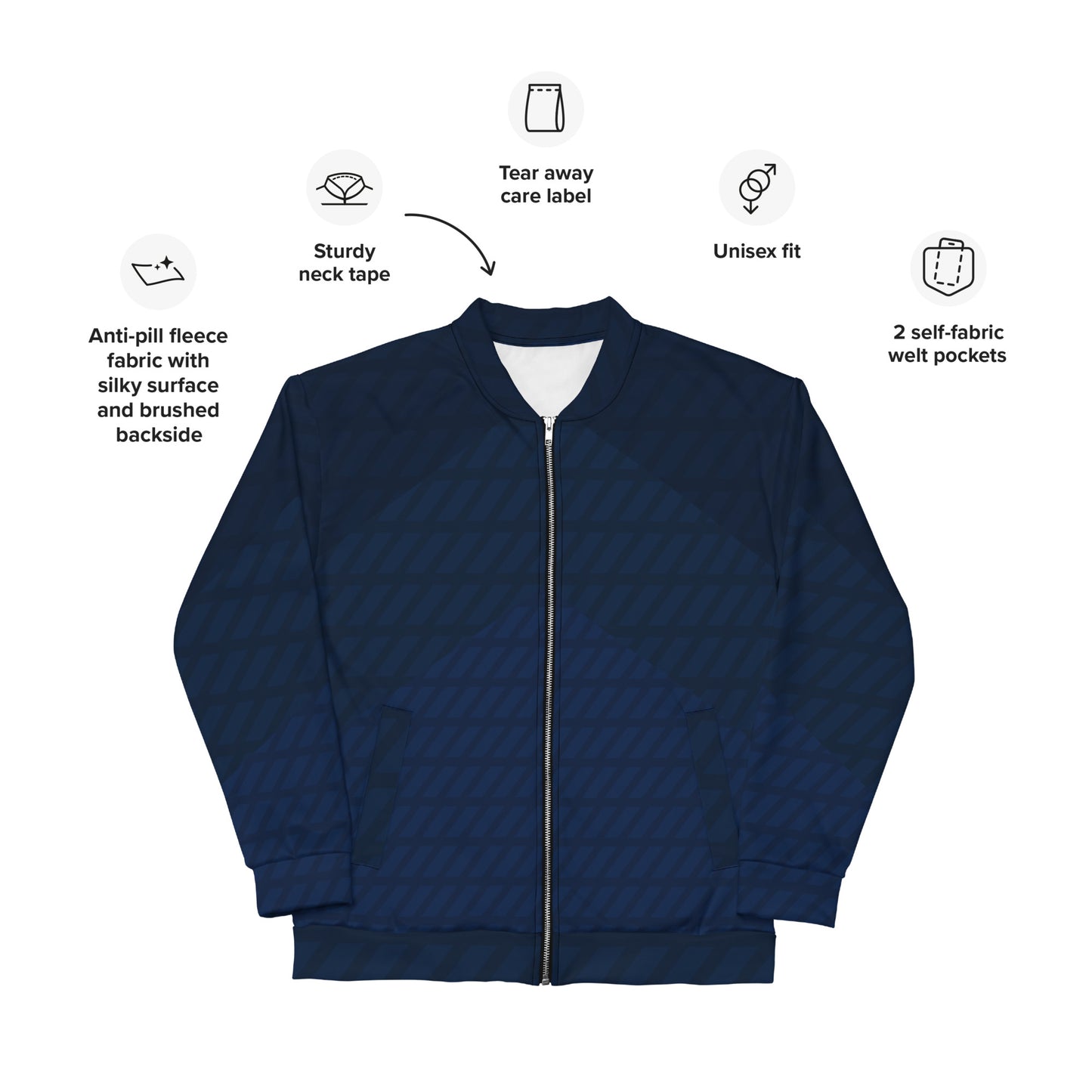 Men's Cycling Bomber Jacket - Activewear Well