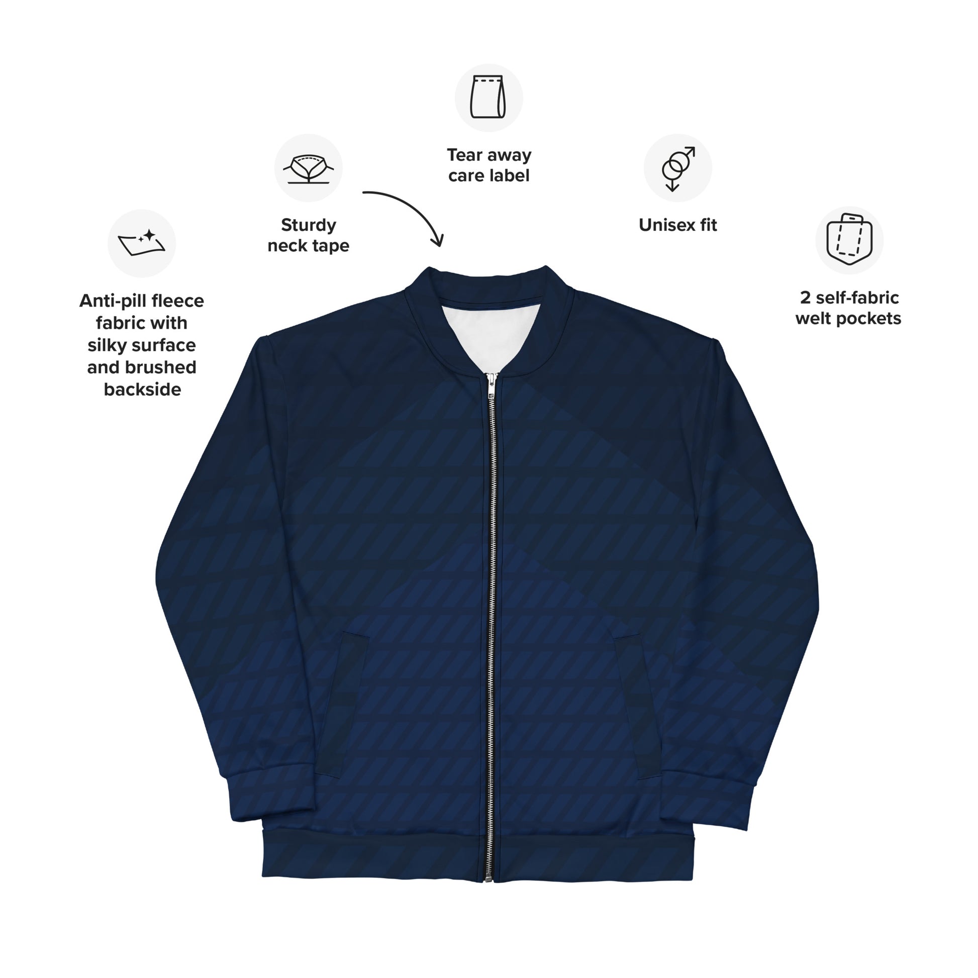 Men's Cycling Bomber Jacket - Activewear Well
