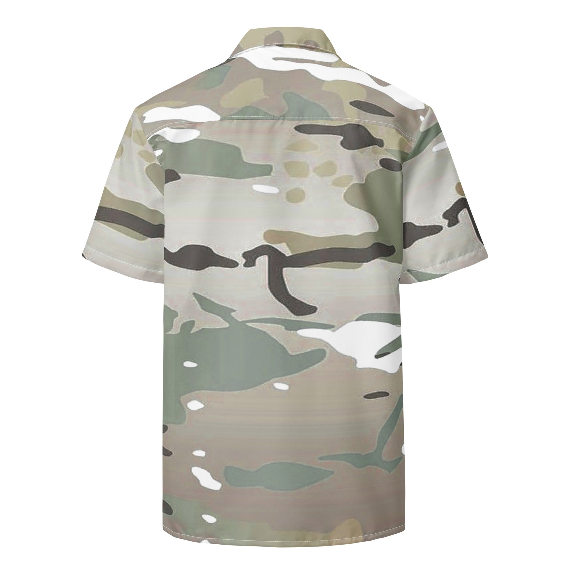 Desert Camo Unisex Button Shirt - Activewear Well