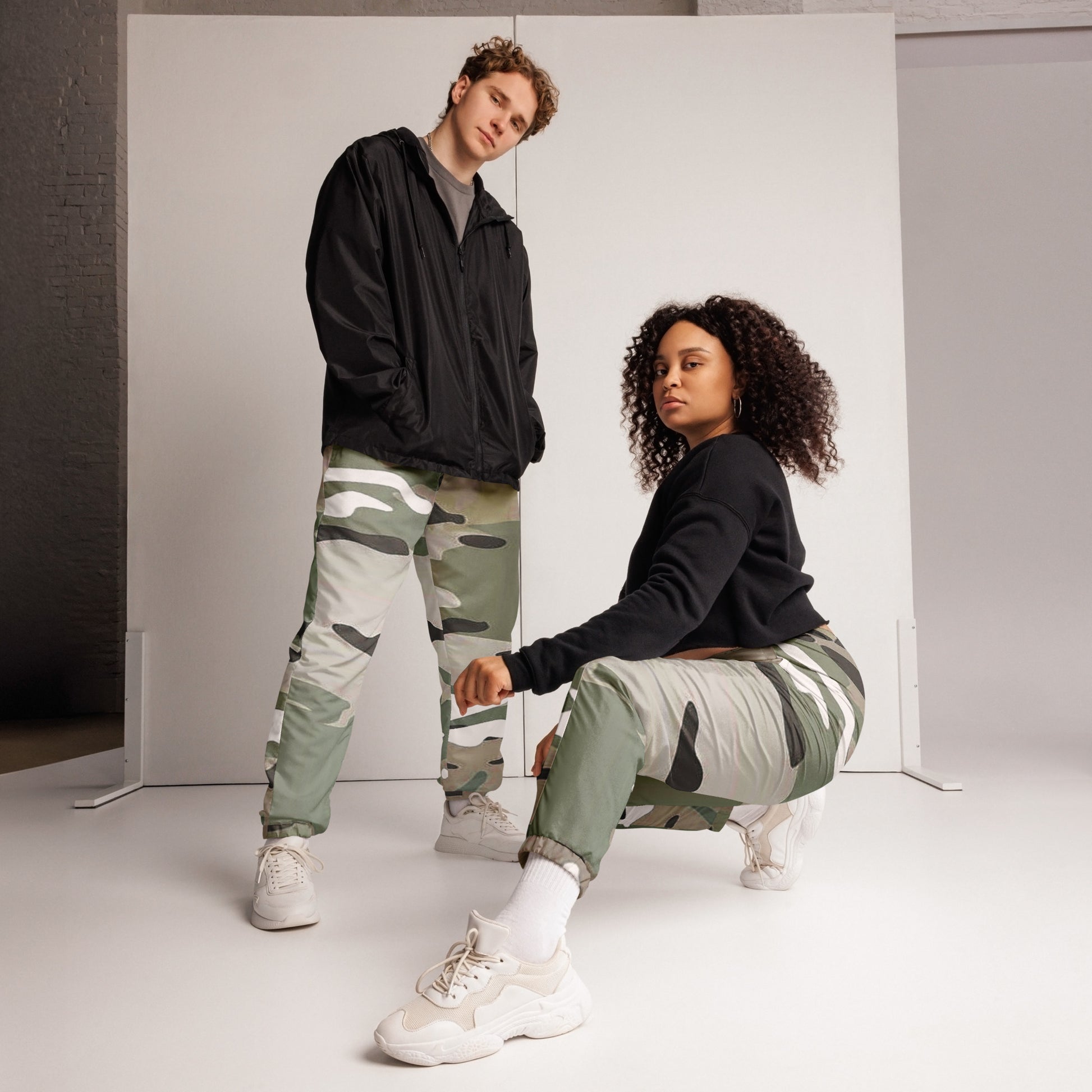Desert Camo Unisex Track Pants - Activewear Well